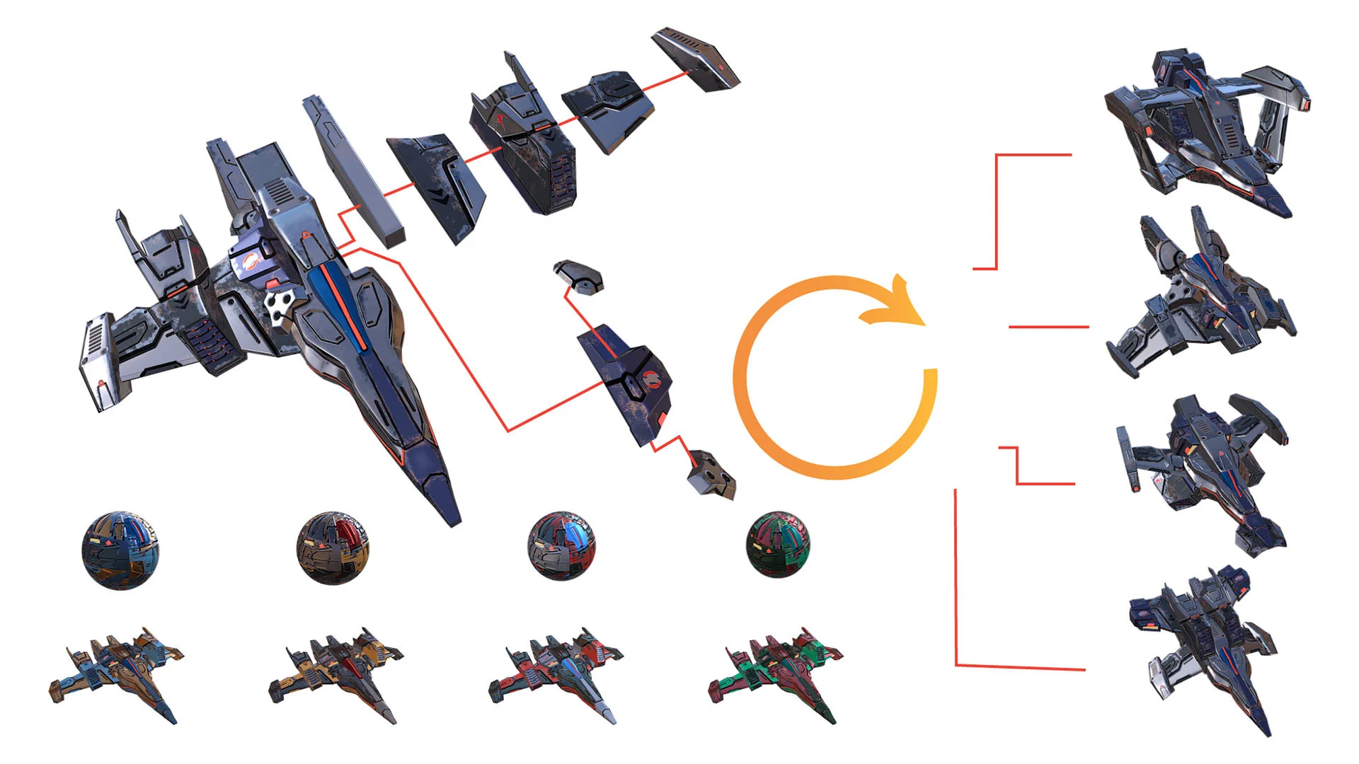 Unity Spaceship - Hyper Falcon