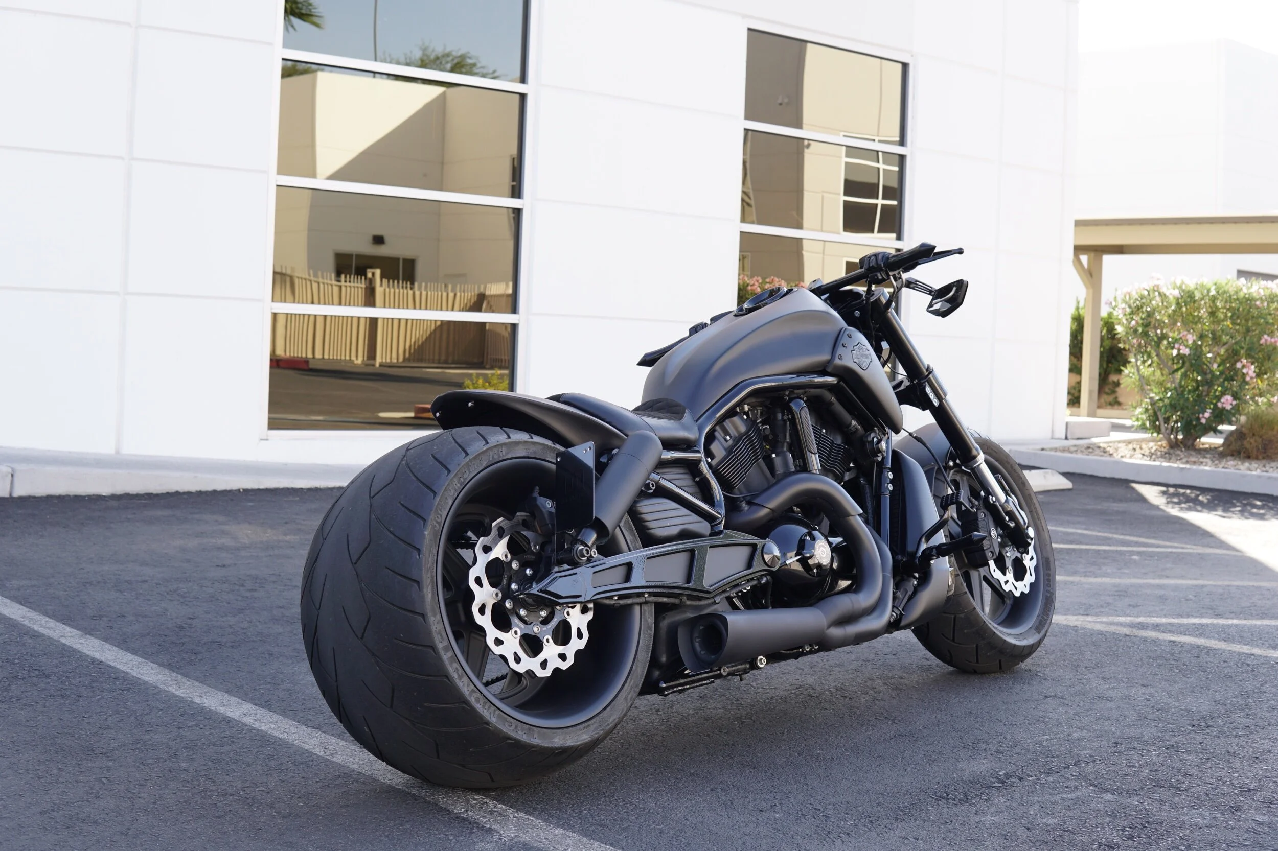 harley v rod fat tire