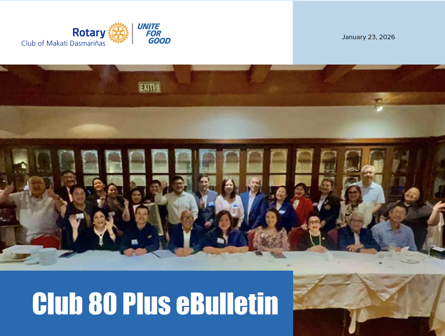 Legacy Renewed: RCMD Elects Its Leaders for Rotary Year 2026-2027