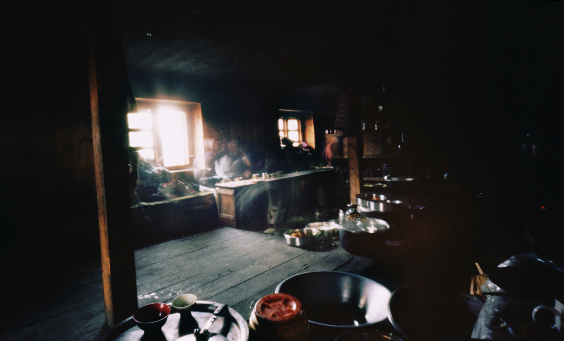 Monastery kitchen. Jumbesi, Nepal, 2012