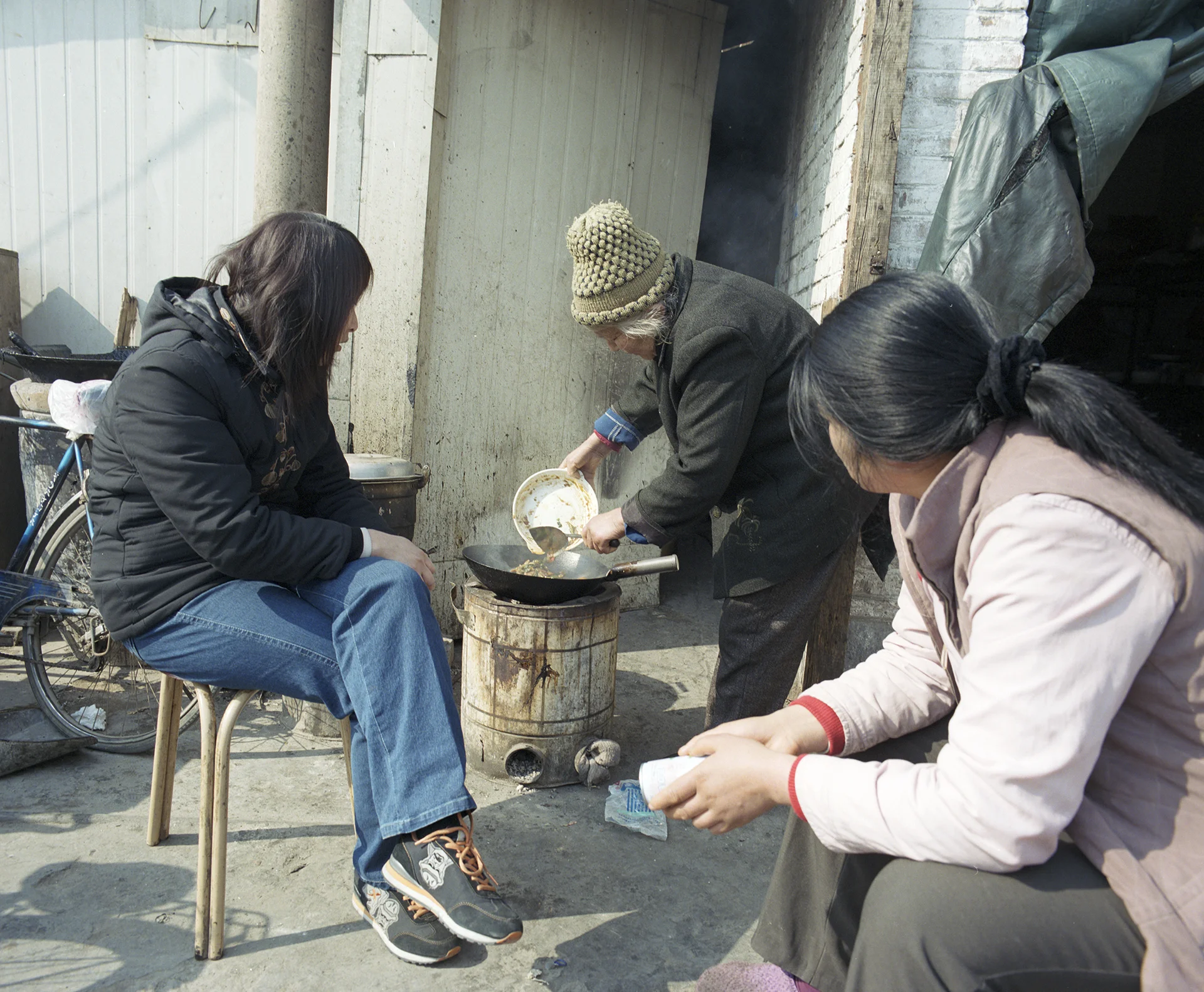 Street restaurant.