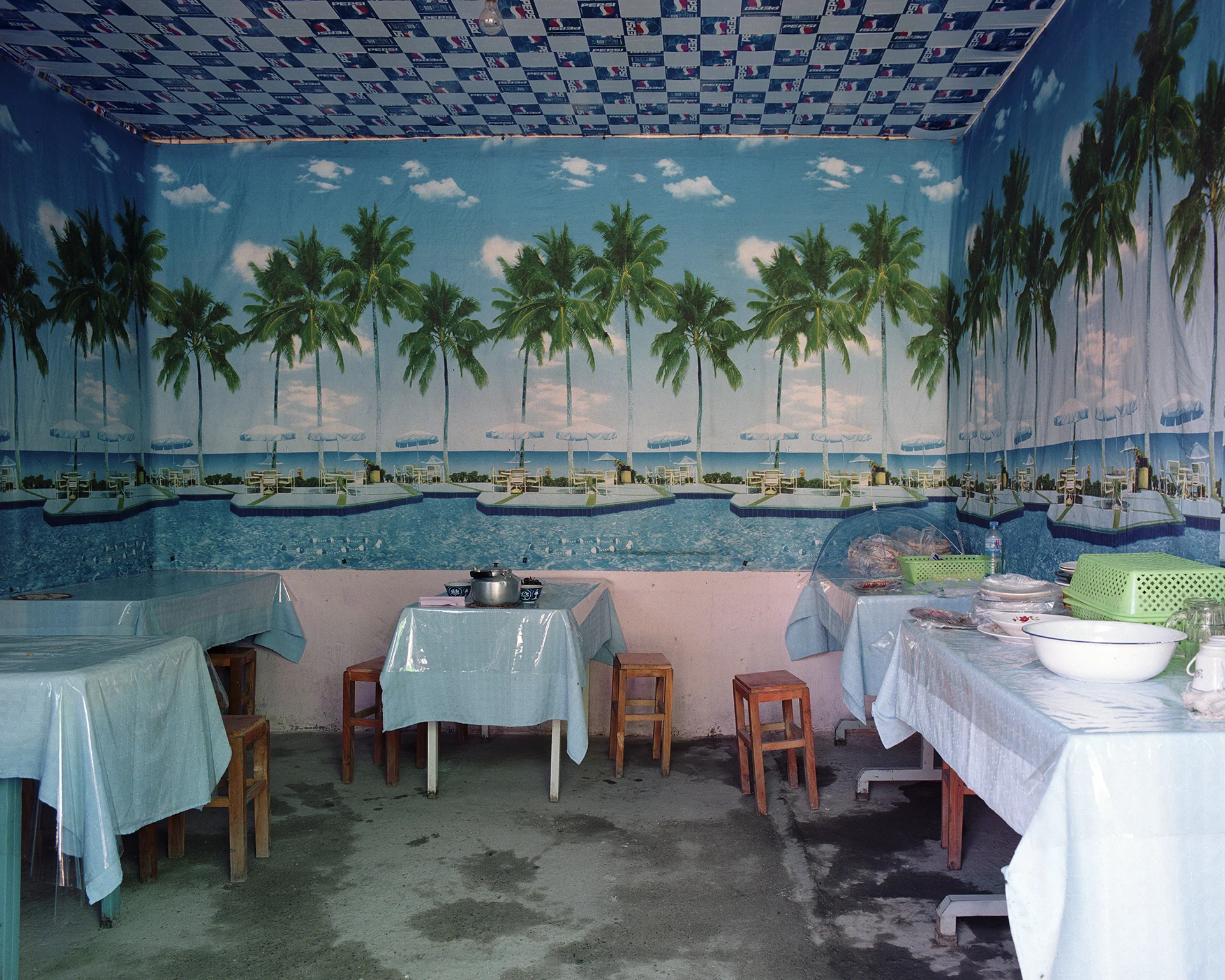 2007 Xinjiang - Yining Palm Beach Restaurant.