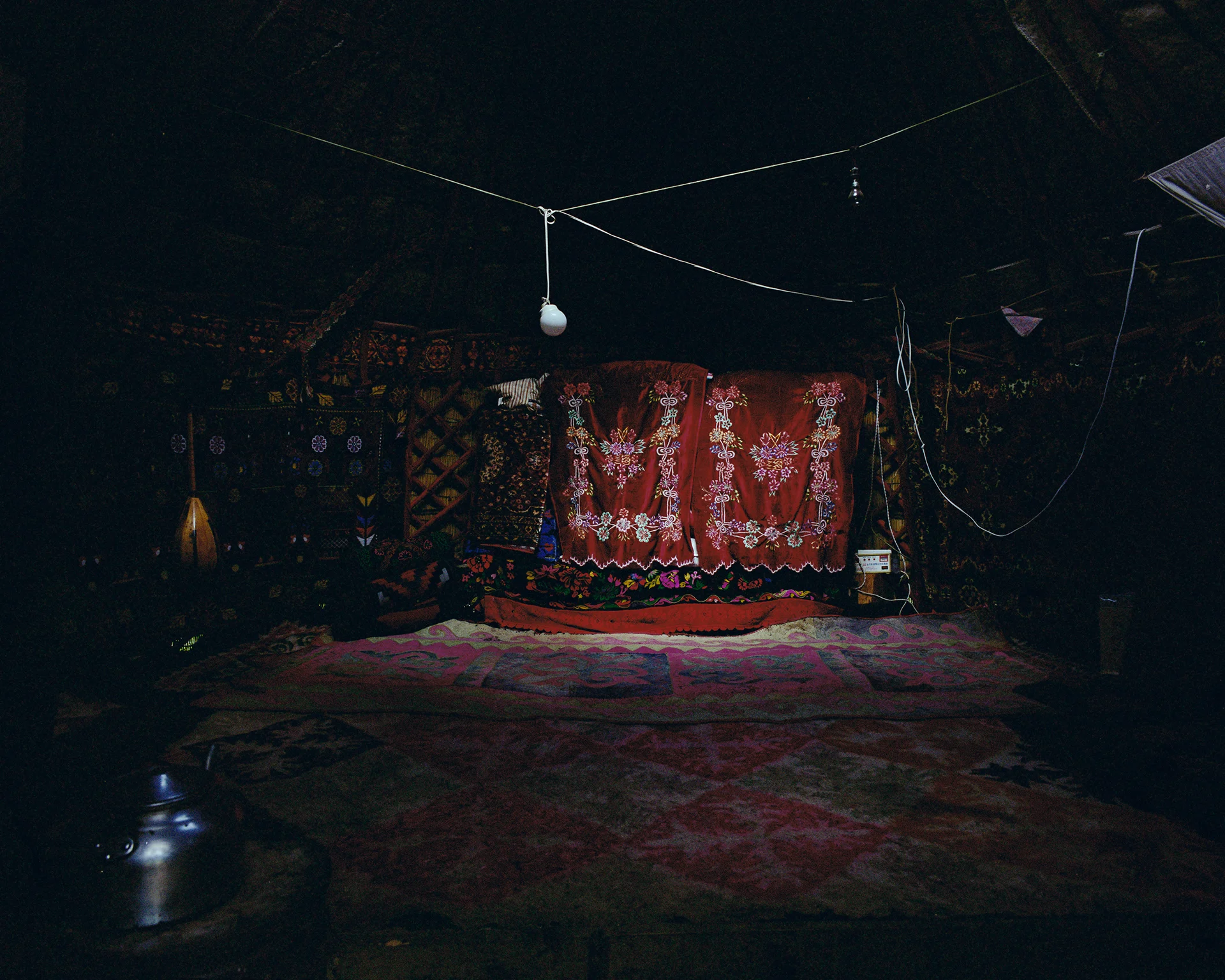 2007 Xinjiang - Karaoke bar in the country side.