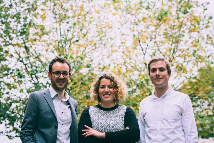 Left to right: Jonathan Miley, Sophie Parker-Loftus, Shaun Lyons