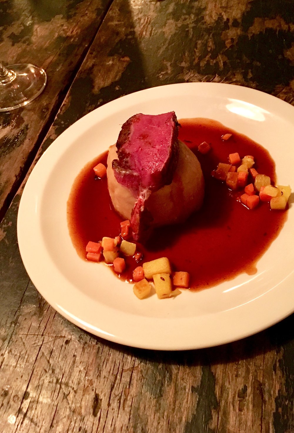 Sirloin with Kidney Pudding