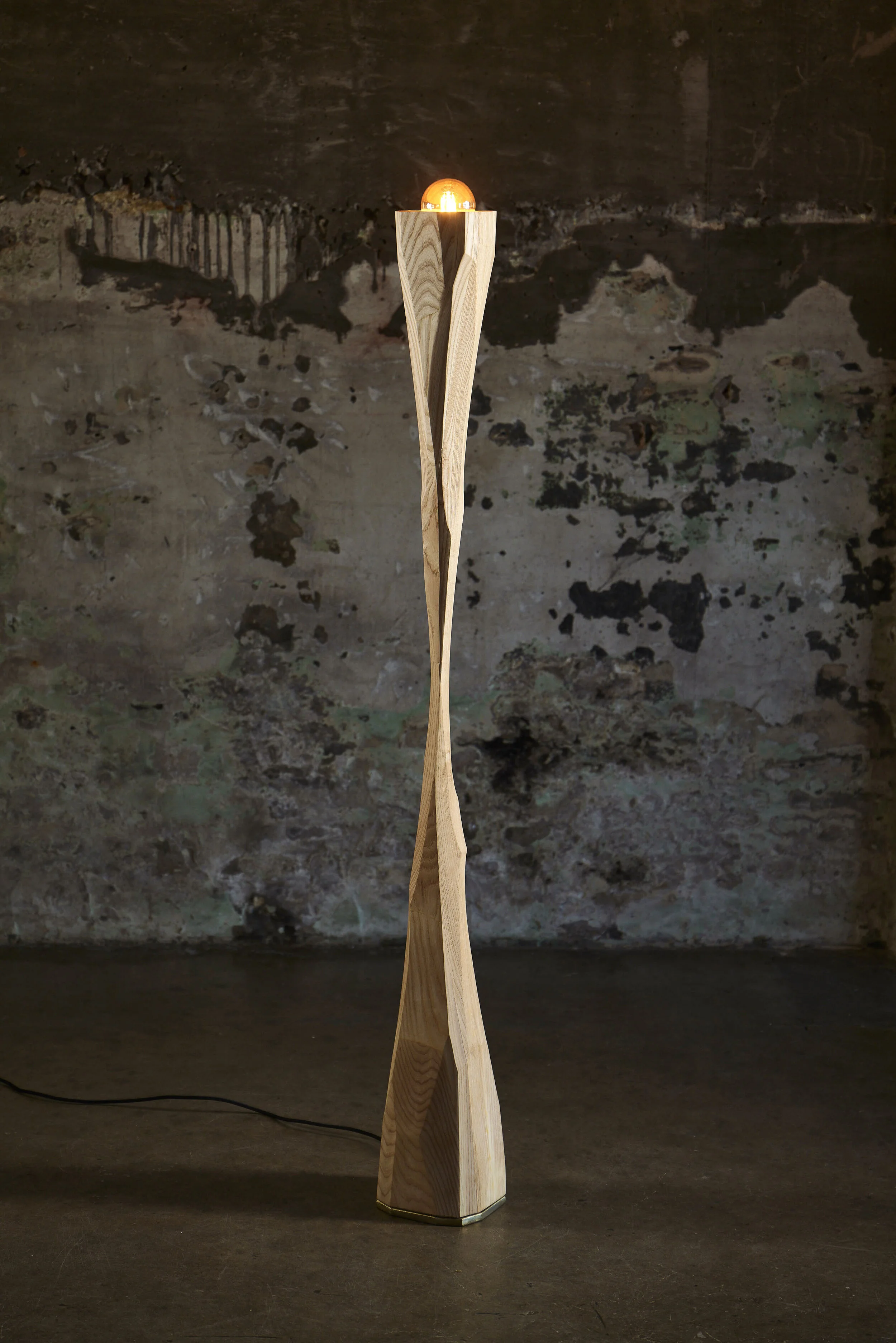 Hand-carved Bone Lamp — Bapo