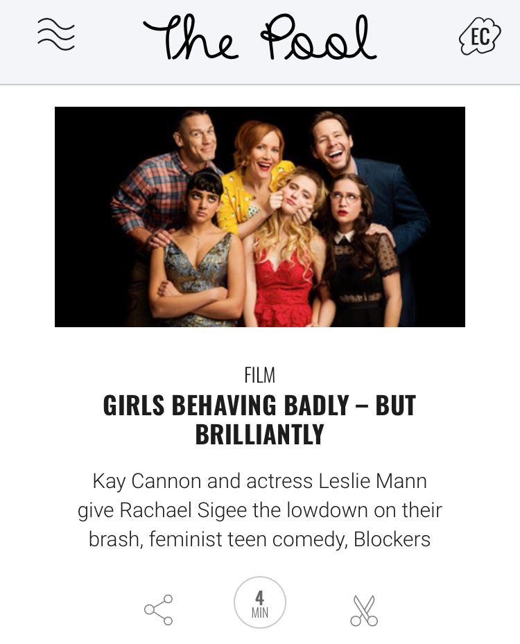 Leslie Mann Kay Cannon interview Blockers