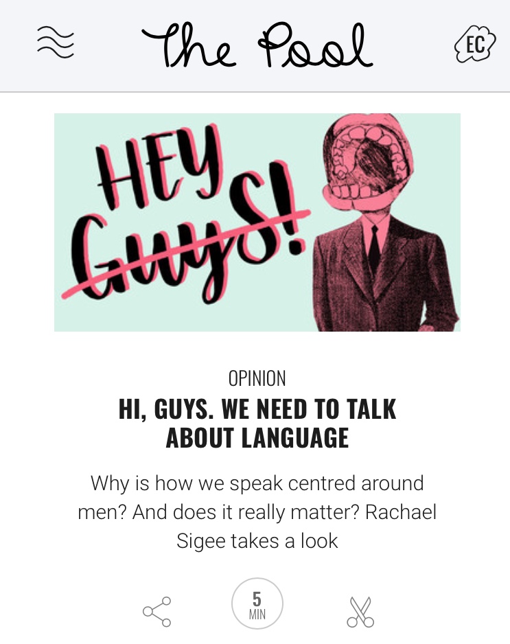 Sexism in language feature