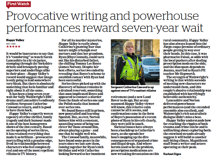 The i Paper - Happy Valley review
