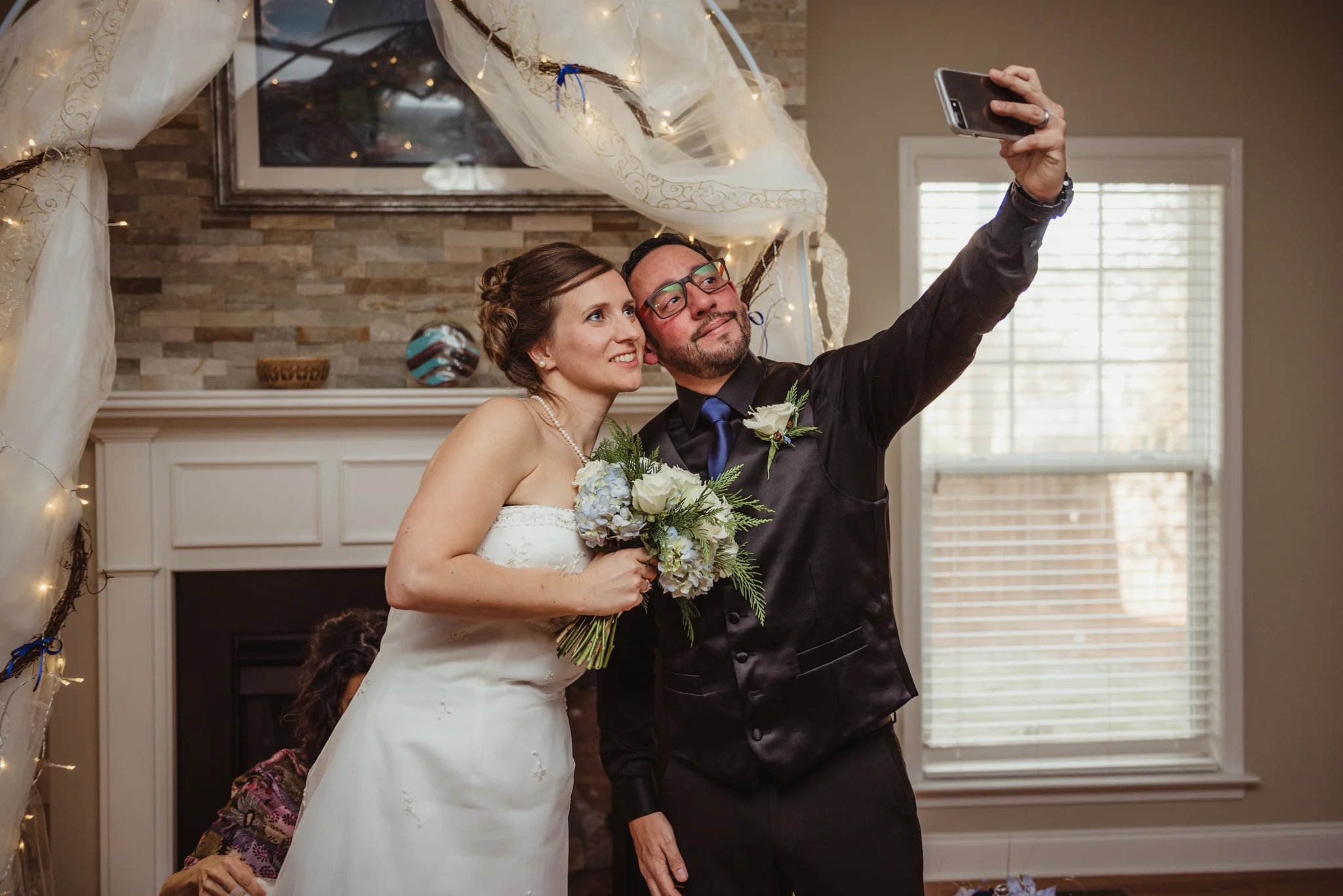 bride-and-groom-selfie-at-their-intimate-home-wedding-in-Raleigh.jpg