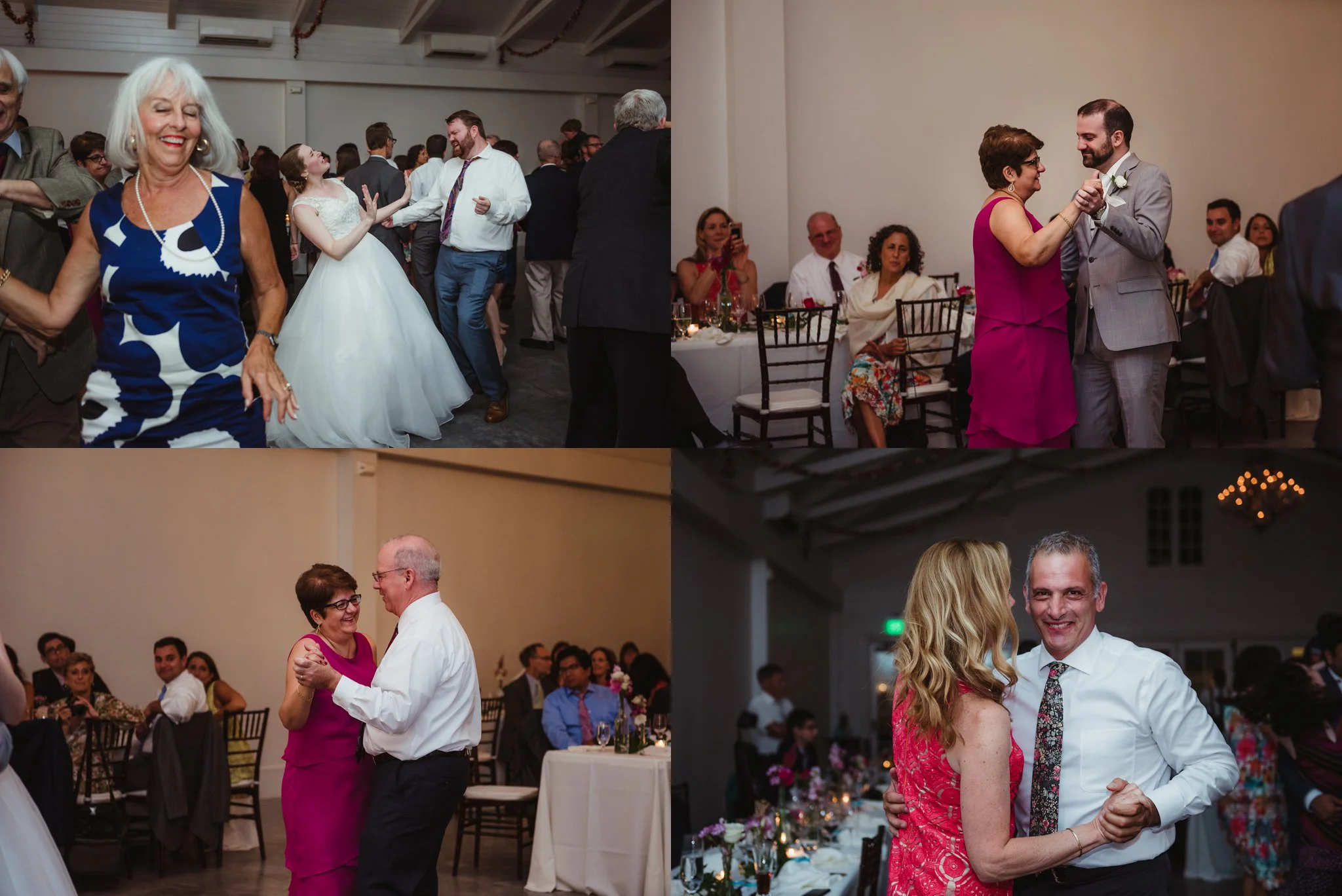 Guests enjoyed dancing during the wedding reception at the Merrimon Wynne in Raleigh, photos by Rose Trail Images.
