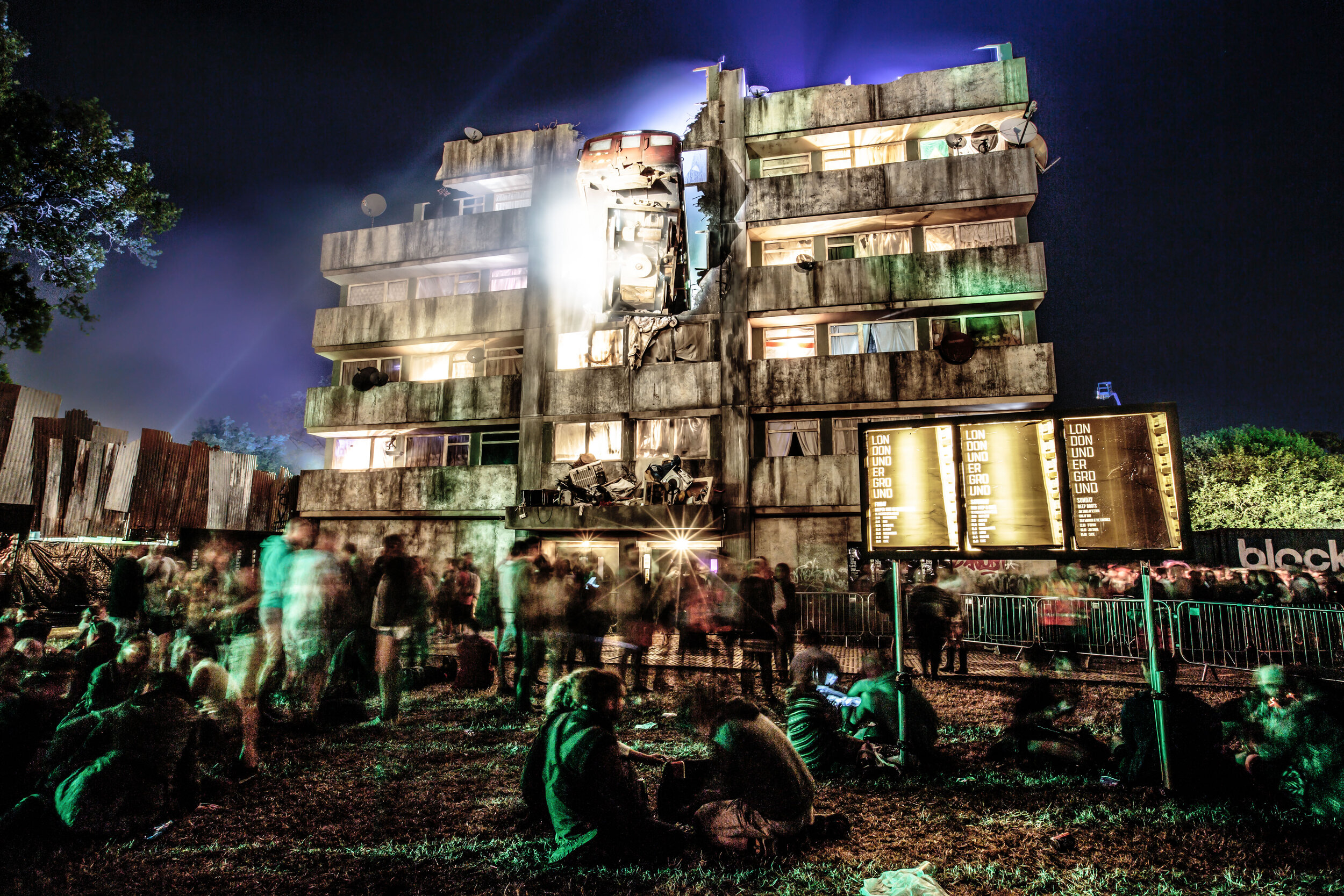 BLOCK 9 UNDERGROUND Metallic Print 