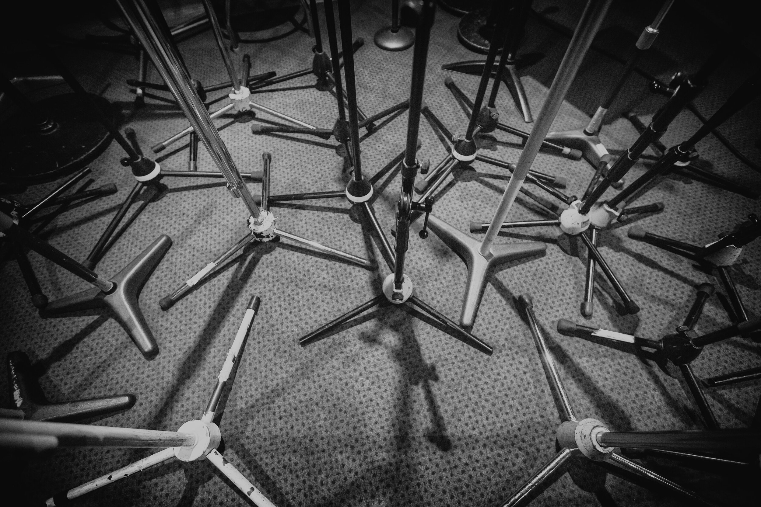 MIC STAND Metallic Print 