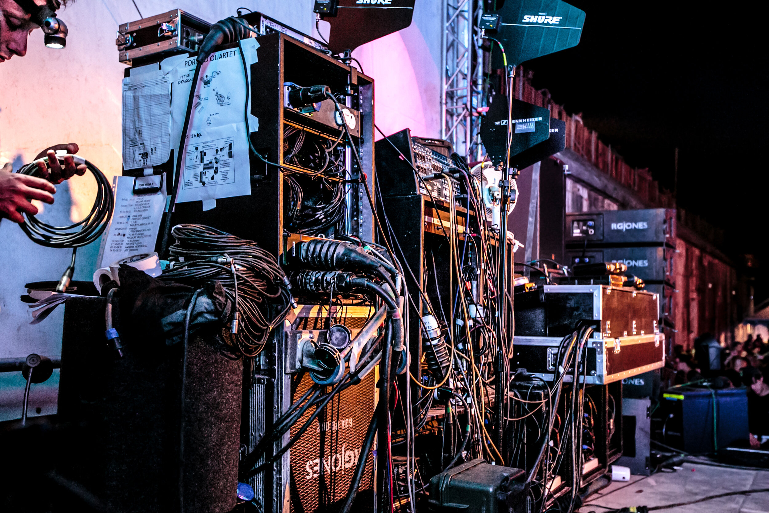 WIRES Metallic Print 