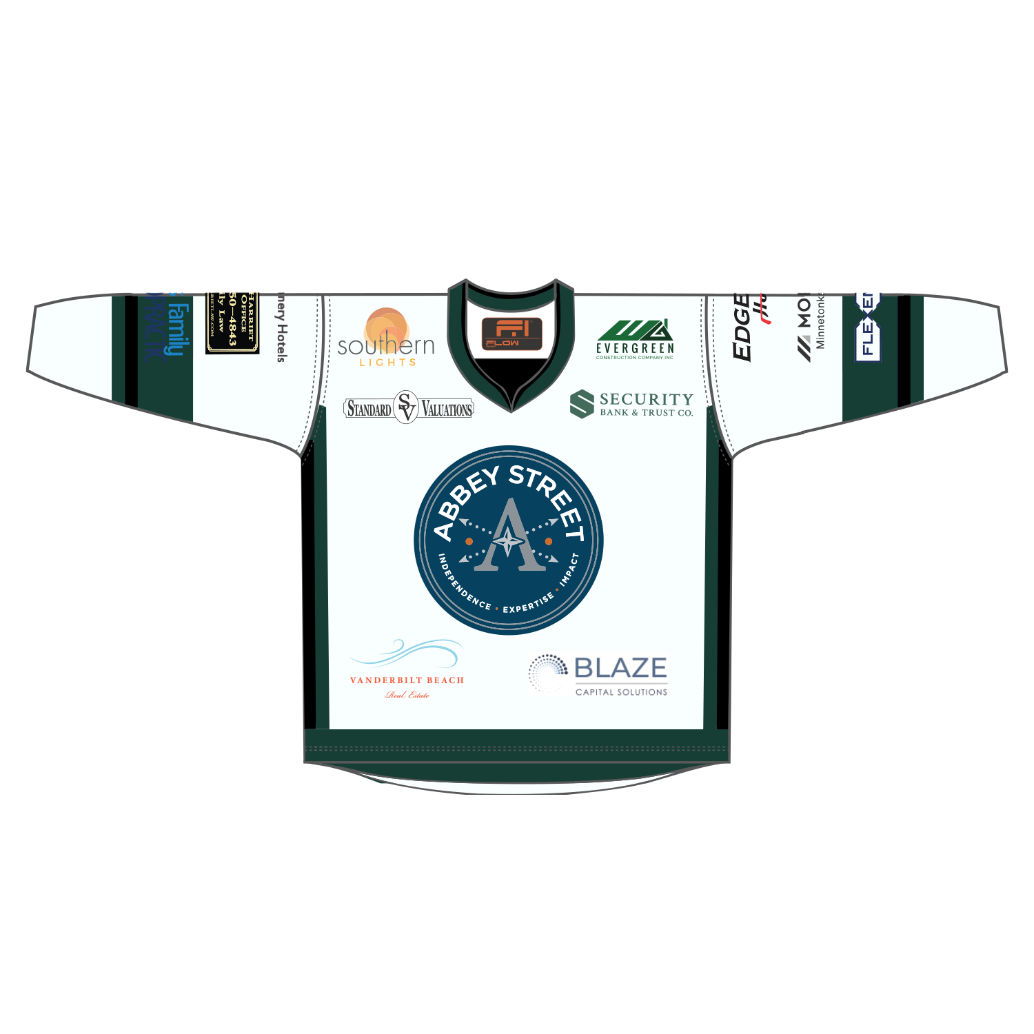 Tri-Color Jersey Flow Hockey Jersey 