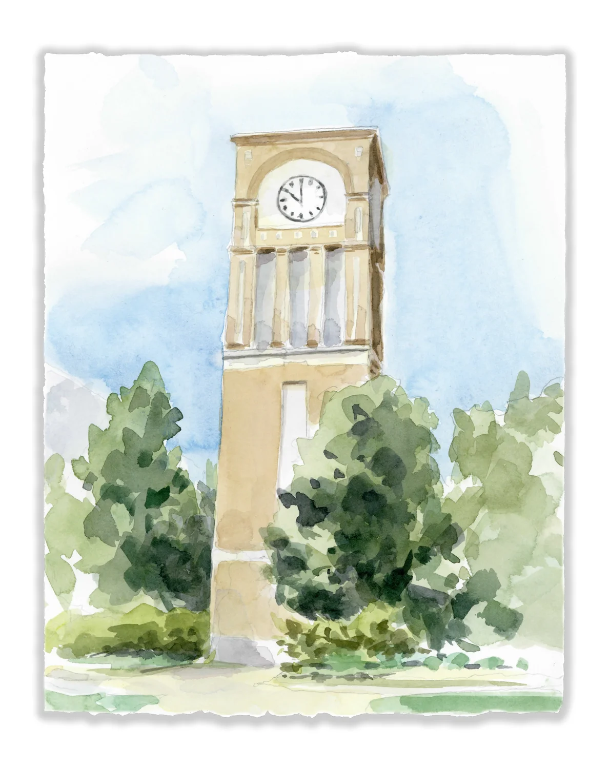 Centennial Clock Tower - Louisiana Tech.