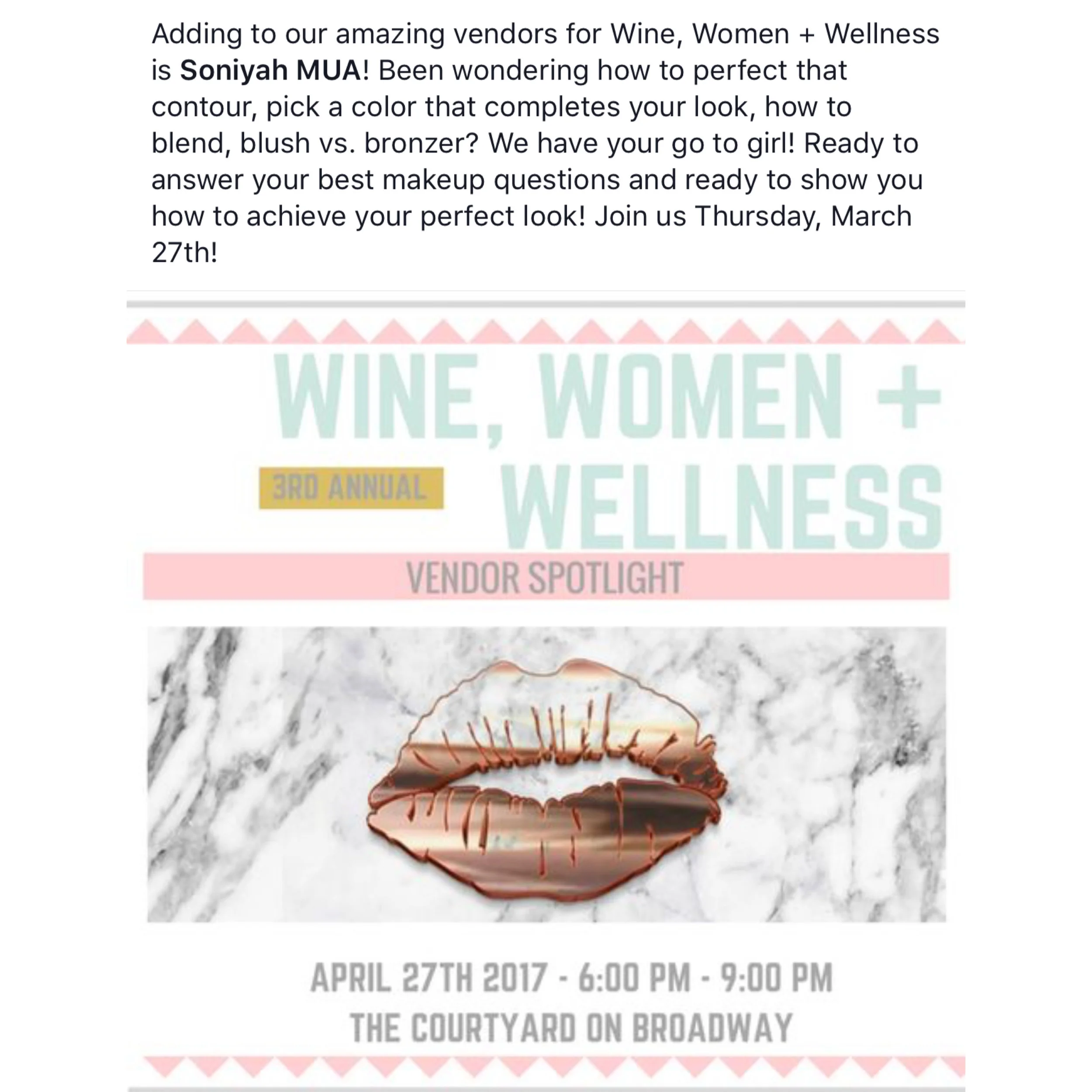 Wine, Women +Wellness 3rd Annual