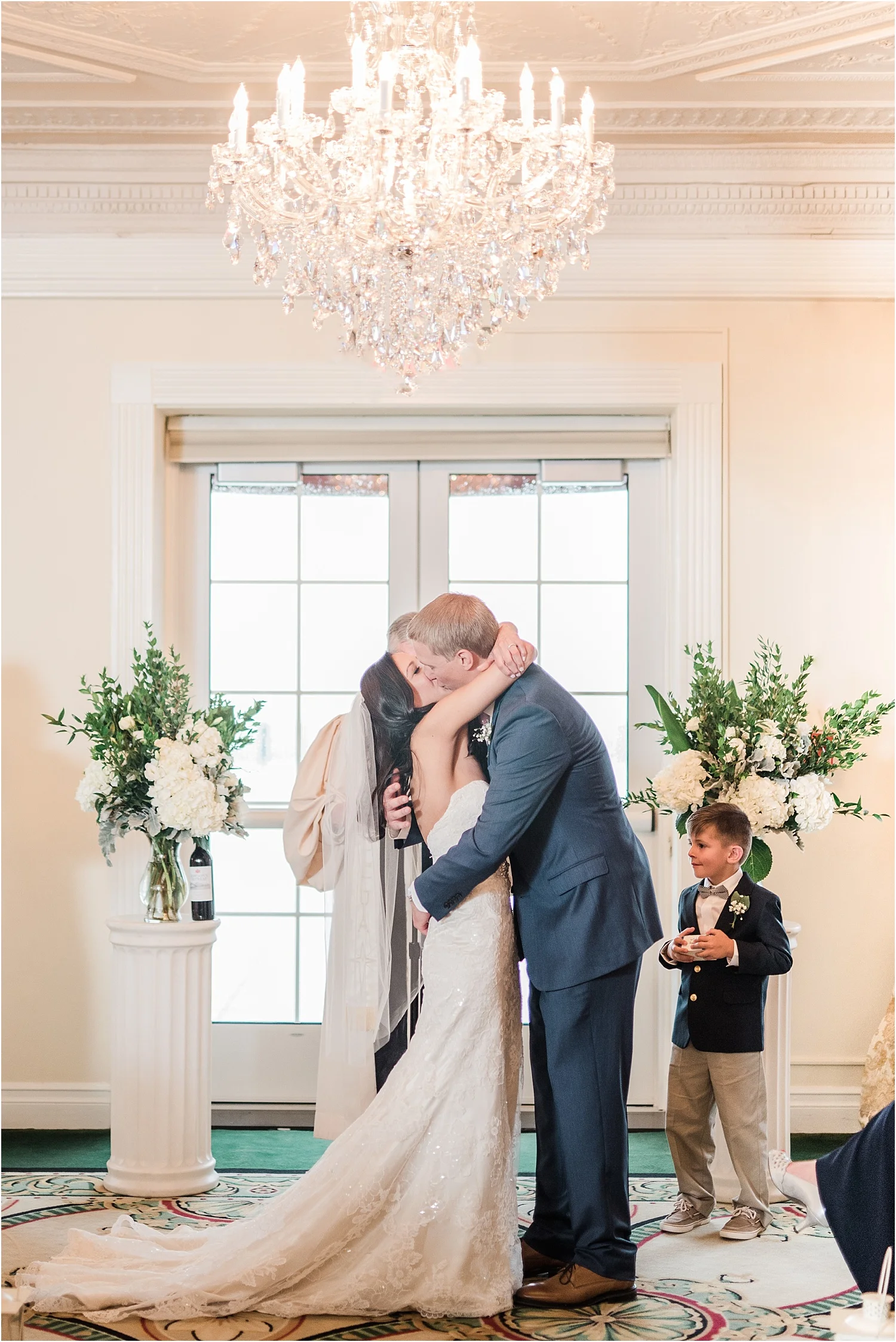 New Jersey wedding photographer first kiss.jpg