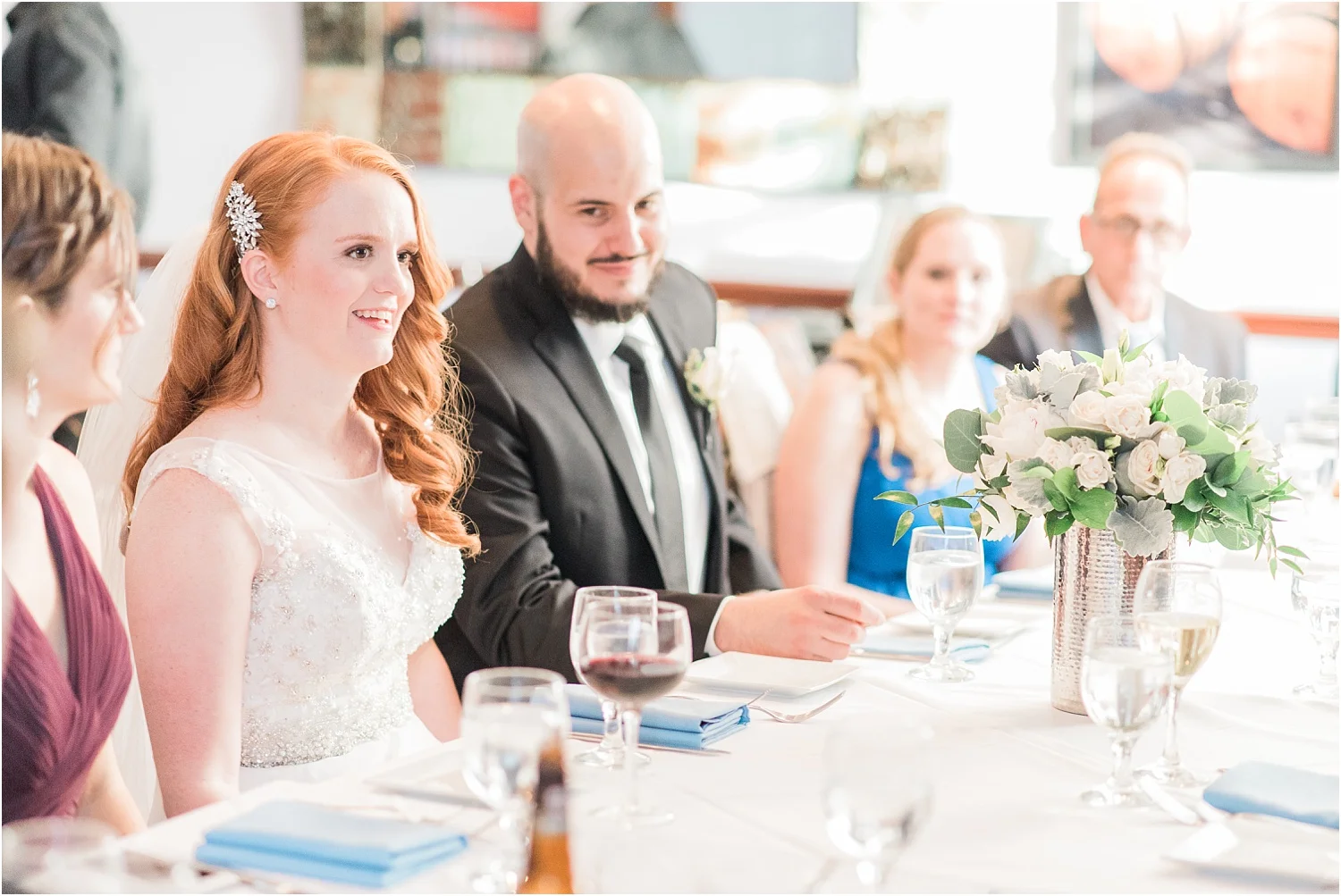 intimate wedding dinner at fado in huntington long island new york
