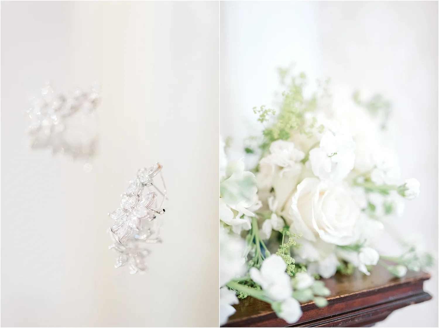 wedding photography nyc bridal earrings