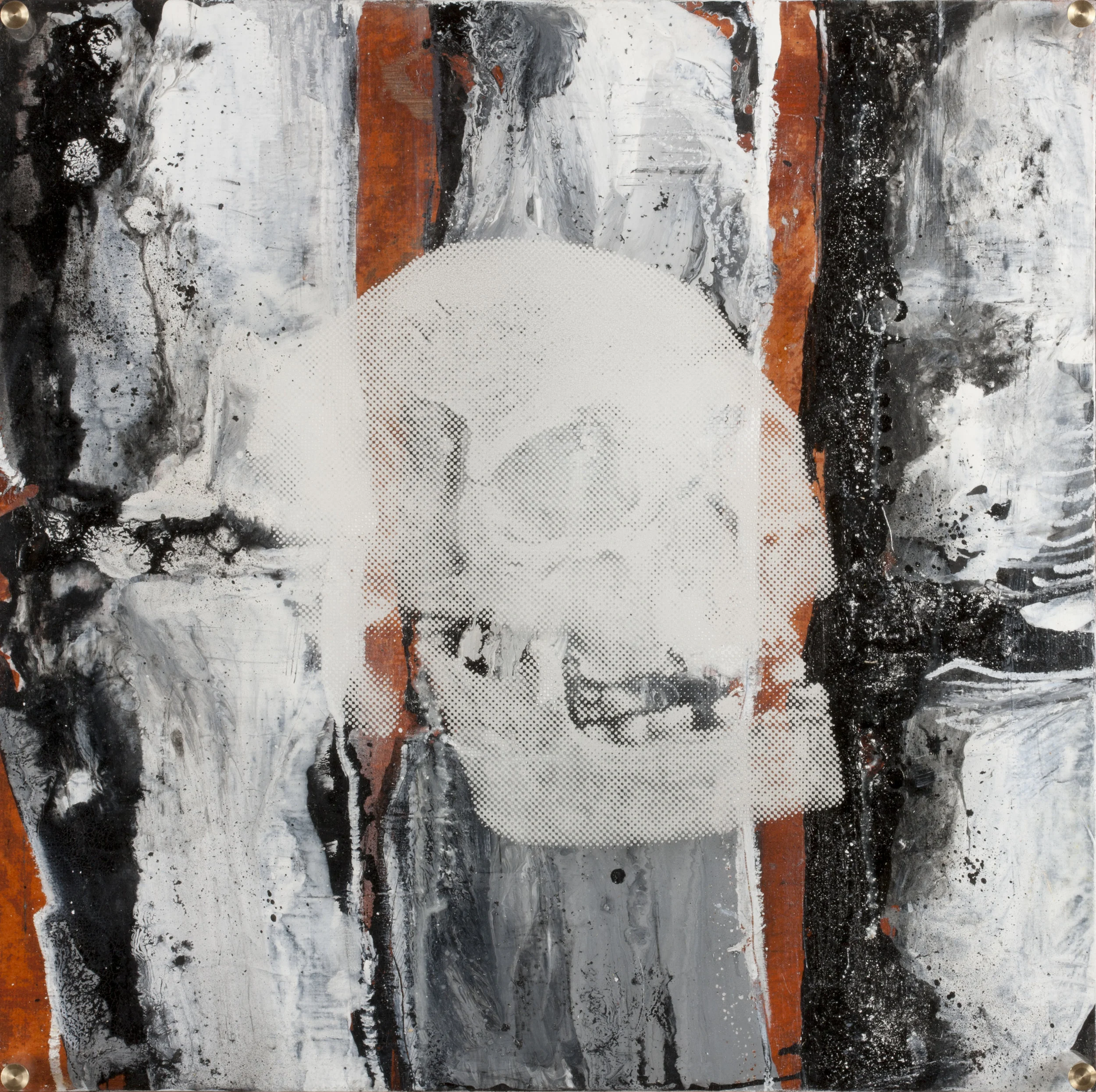 Vision de jourTechnique mixte : altuglass et bois 40 x 40 cm