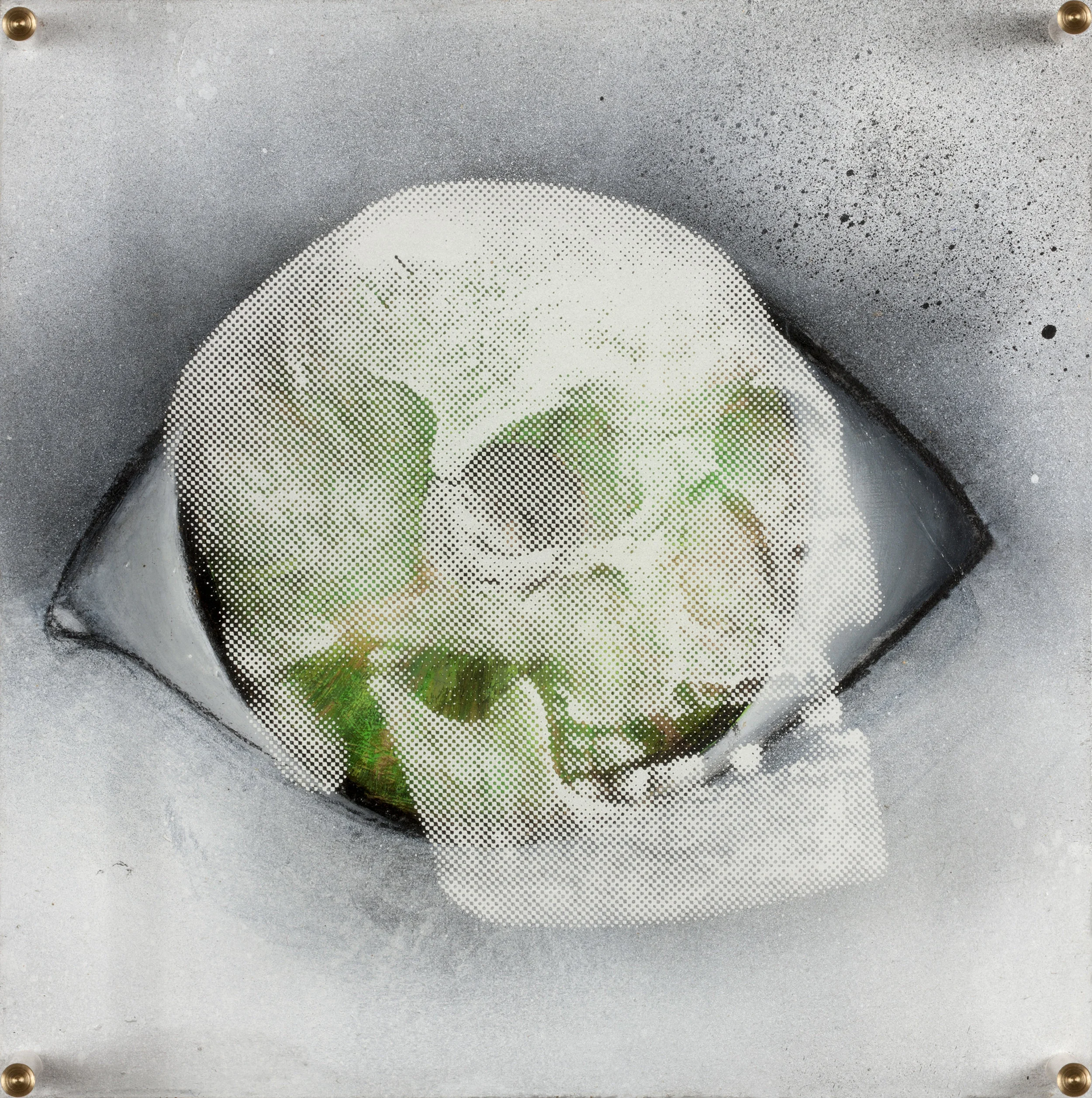 RegardVision de jourTechnique mixte : altuglass et bois 40 x 40 cm