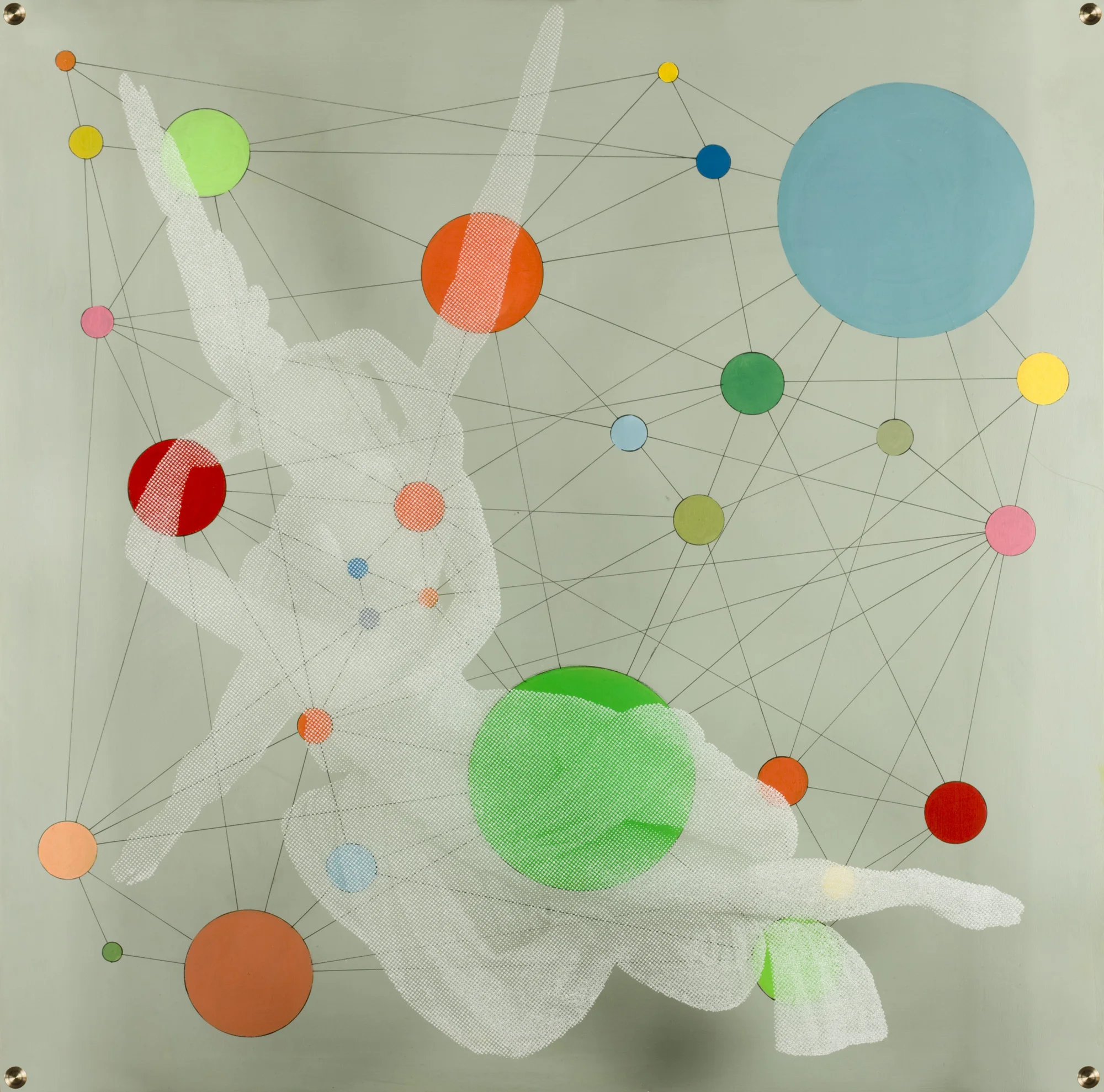 TemporalitéVision de jour50 x 50 cm - boite altuglas et bois