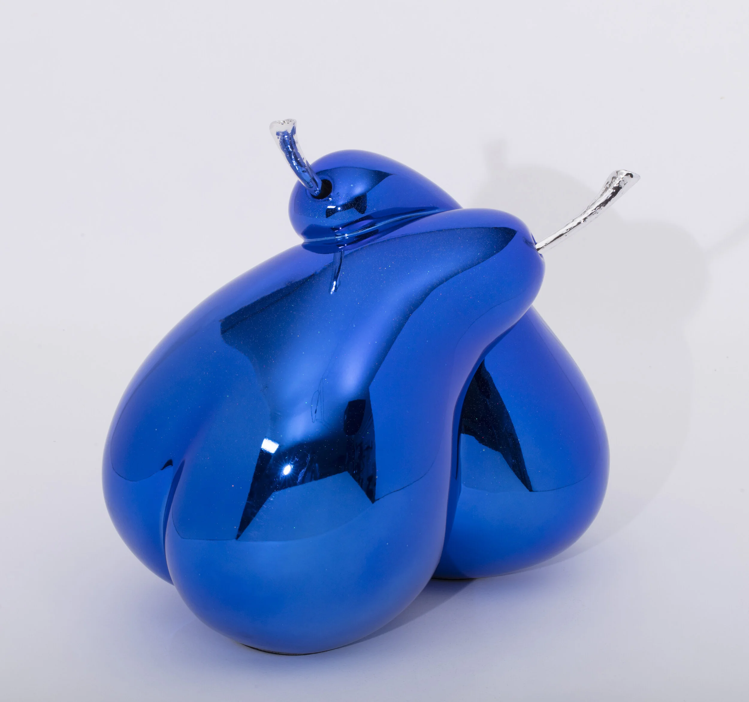 Série Amour - résine et chrome bleu