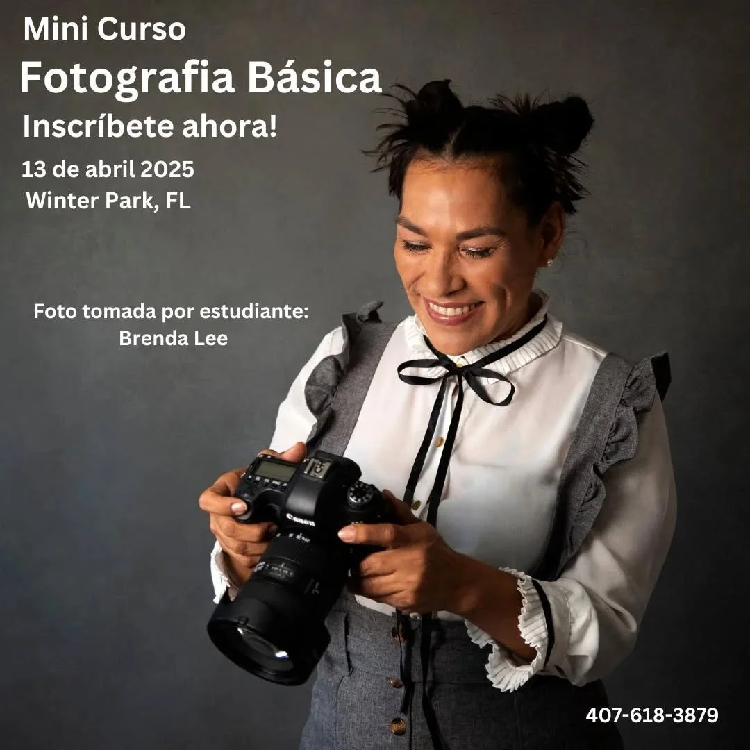 Foto tomada por mi estudiante @blee0126 Asi qeu Únete al
Mini Curso de Fotografía - ¡Un día lleno de aprendizaje!
Fecha: Domingo, 13 de abril de 2025
Hora: 10:00 AM - 4:00 PM
Ubicación: Winter Park, FL
En  este talle
