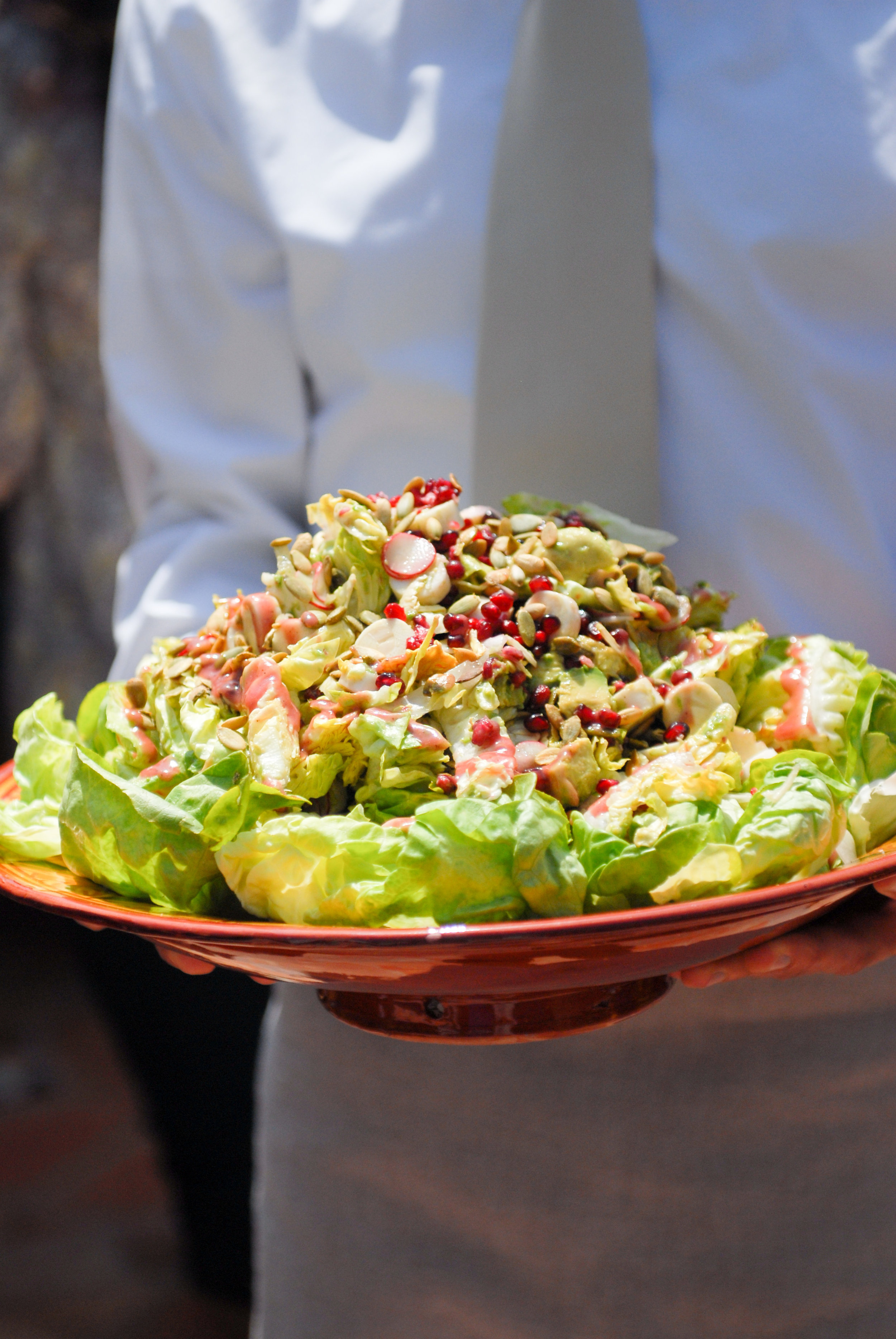 Salad with Schaffer Staff