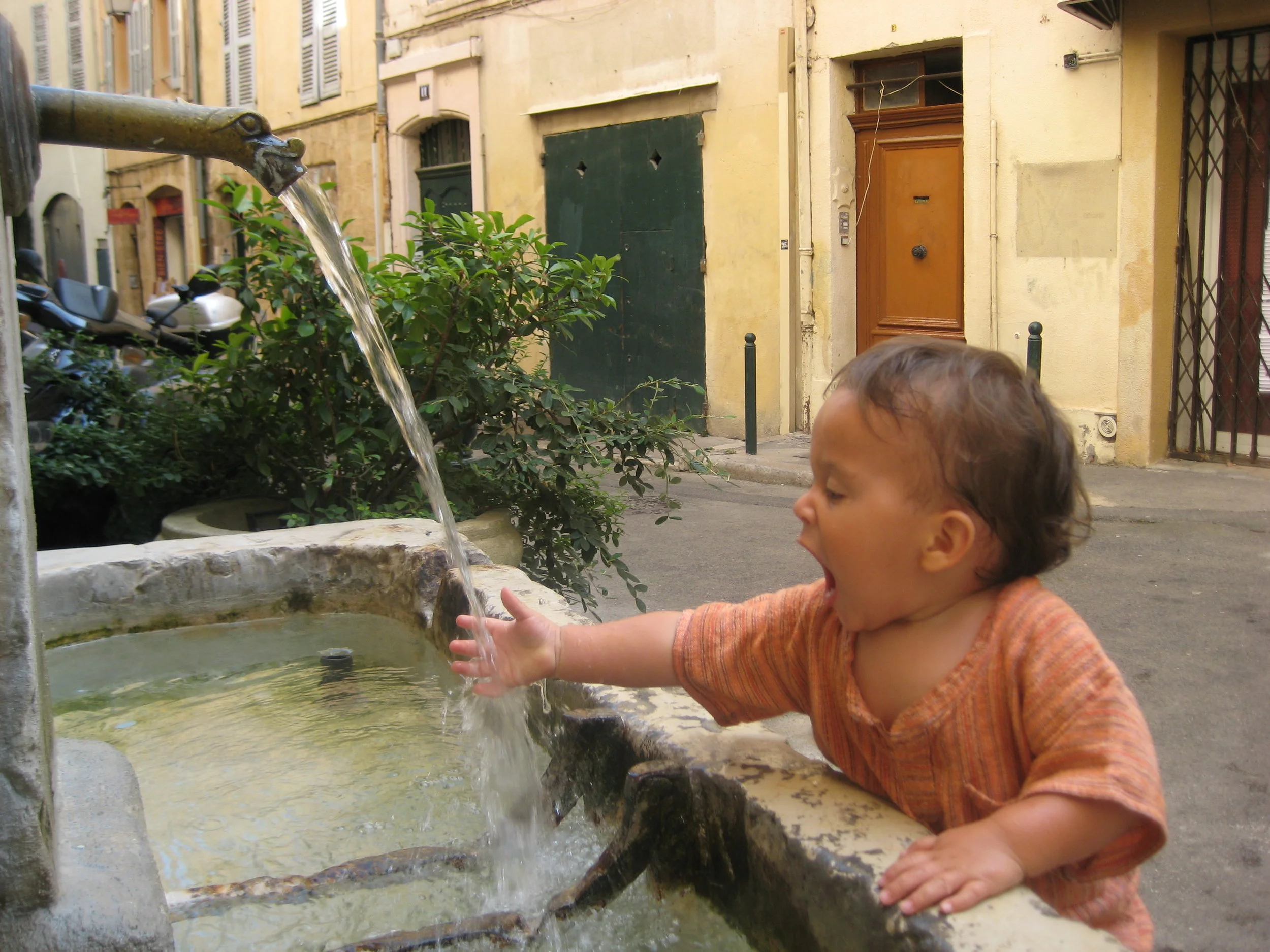 My little dude in Aix-en-Provence, France