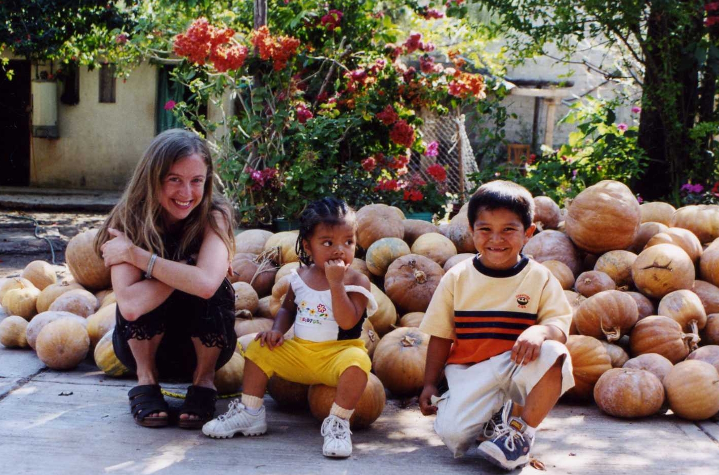 In a Mixtec village with some little friends (Oaxaca, Mexico)