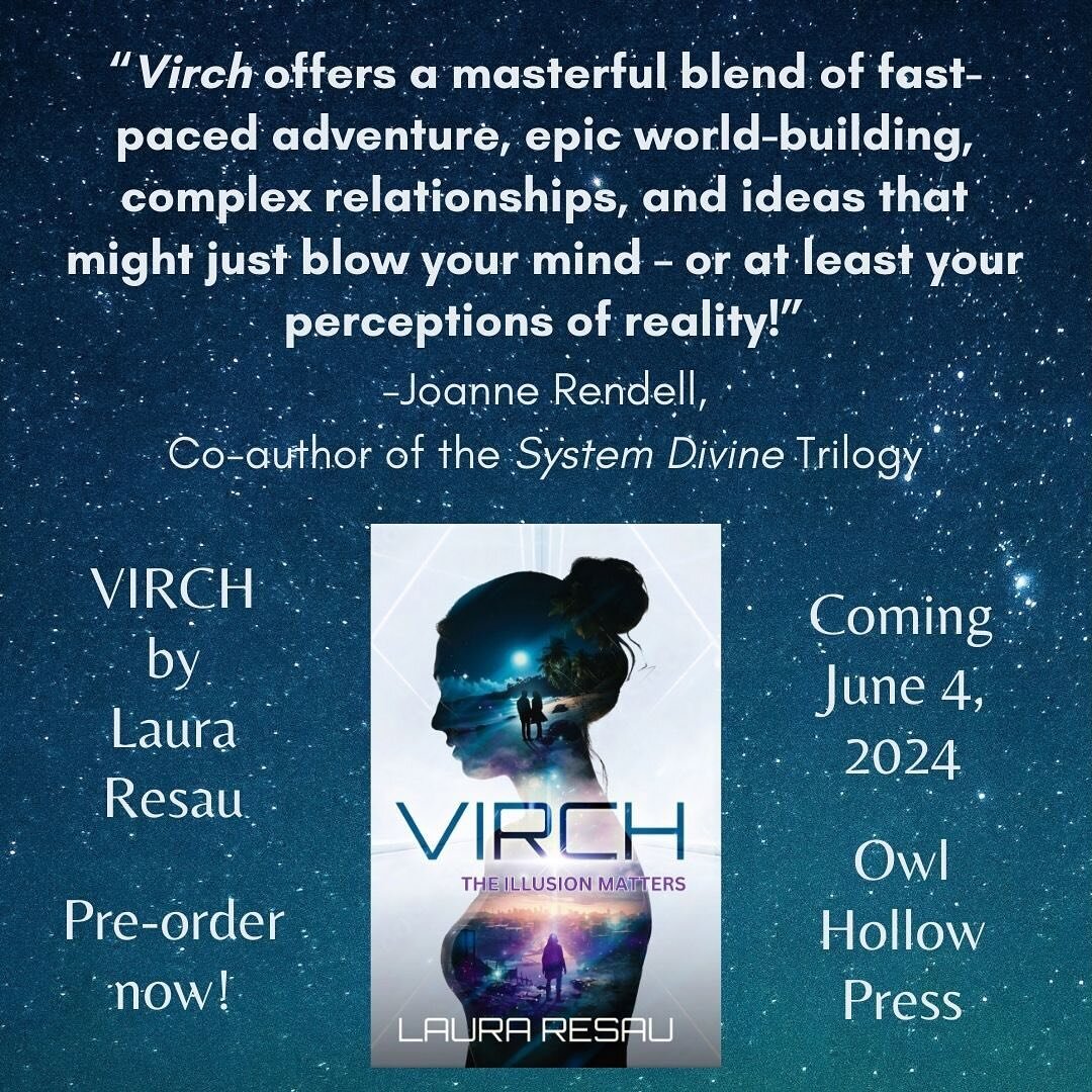 So grateful to the amazing author Joanne Rendell for this gorgeous blurb for VIRCH!🙏🥹💫 

She and Jessica Brody co-authored the fantastic System Divine trilogy&hellip; soooo good! 🤩✨💙 Swipe to see the longer version of Joanne&rsquo;s review and t