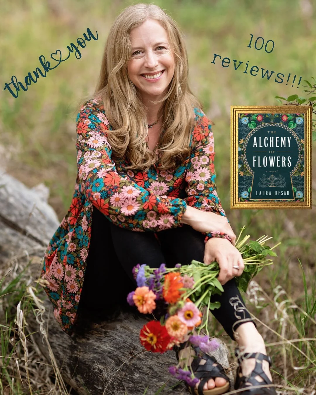 Wow!!! Thank you so much to everyone who posted a review for The Alchemy of Flowers! 🙏💐🥰 We reached our 100 review goal on Amazon&hellip; and you've posted over 600 reviews on Goodreads! 🎉💫 

This kind of support really helps the book get into t