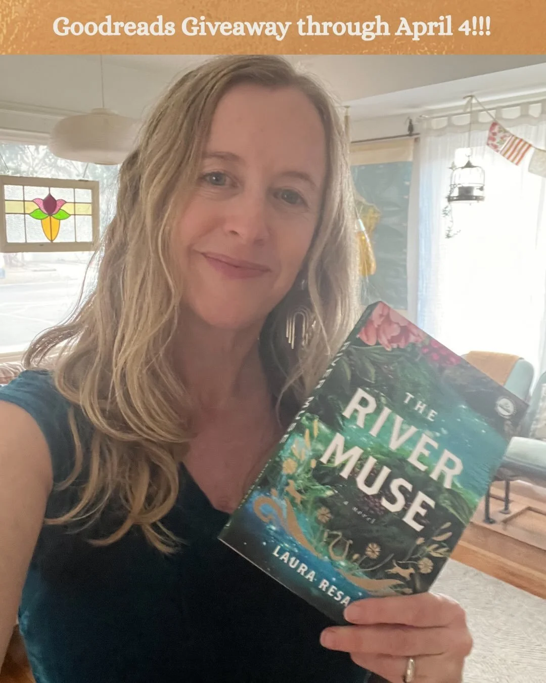 Hello, book-loving friends! 👋📚 I'd be thrilled if you head over to Goodreads and enter the giveaway for The River Muse!!! 🥰 Good luck! 💫

The River Muse is coming on May 12... and I've been so happy and grateful reading the early Goodreads review