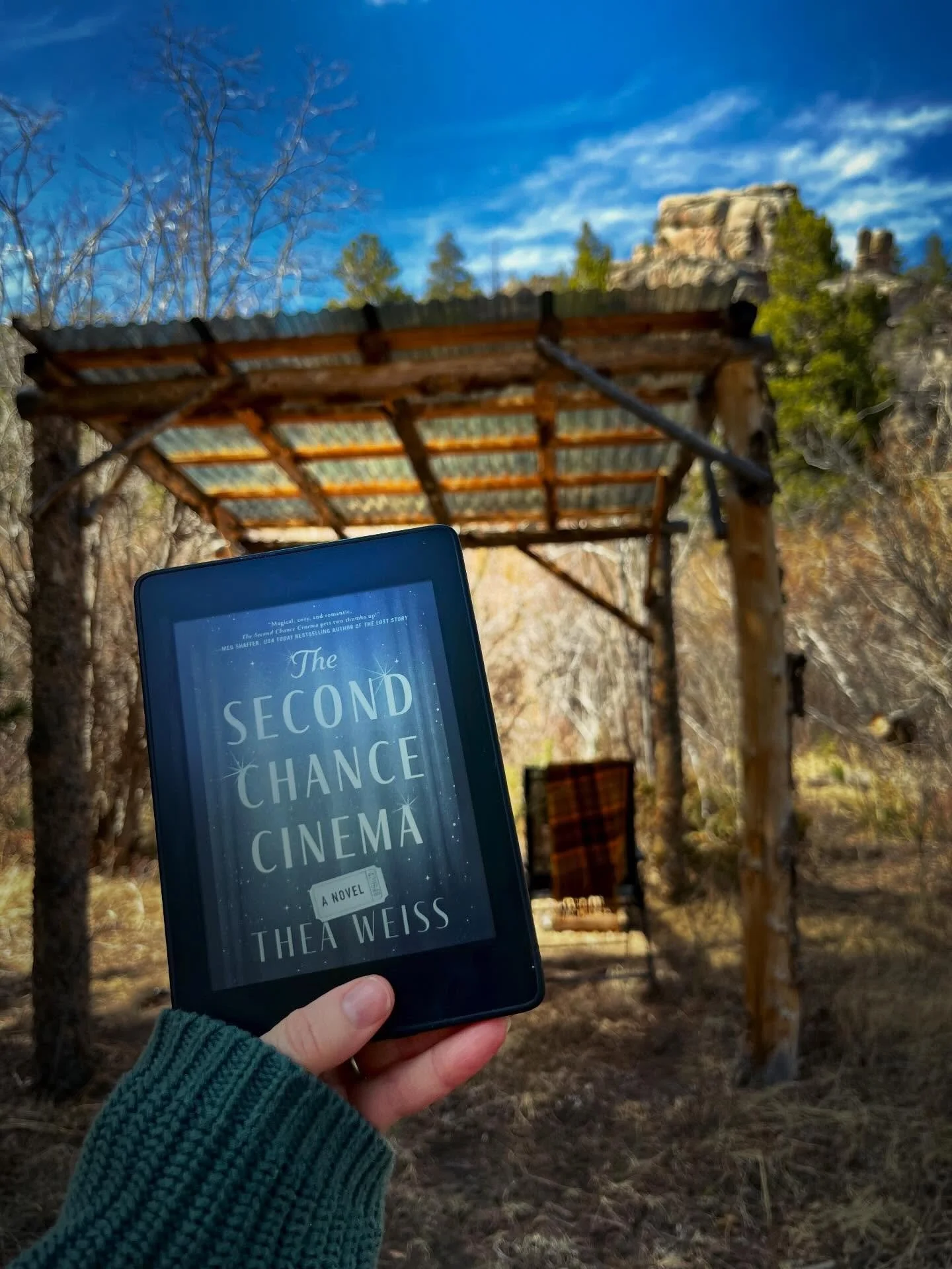 I was intrigued to stumble upon Thea Weiss's magical novel, The Second Chance Cinema, on the longlist for the Reading the West Awards... and I discovered she lives here in Colorado! 💫🩵🎥 I absolutely LOVED her book... here's my review:

It was a pu