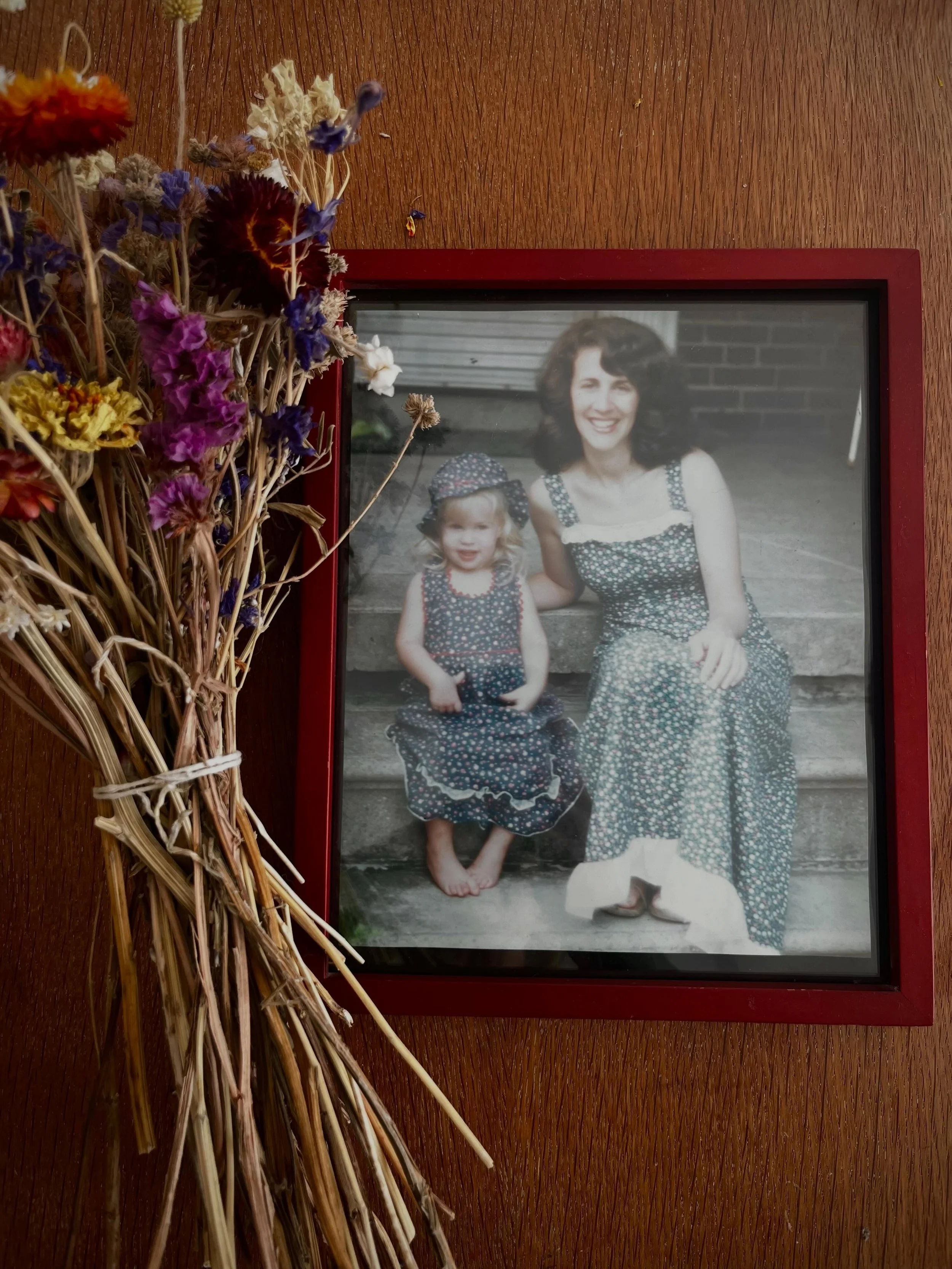 Mother's Day love to all the moms and nurturers out there!🌷 Here's one of my favorite photos of me and my mom in Baltimore&hellip; She sewed these matching outfits for us!🥰

Swipe to see the dedication and acknowledgments of The Alchemy of Flowers.