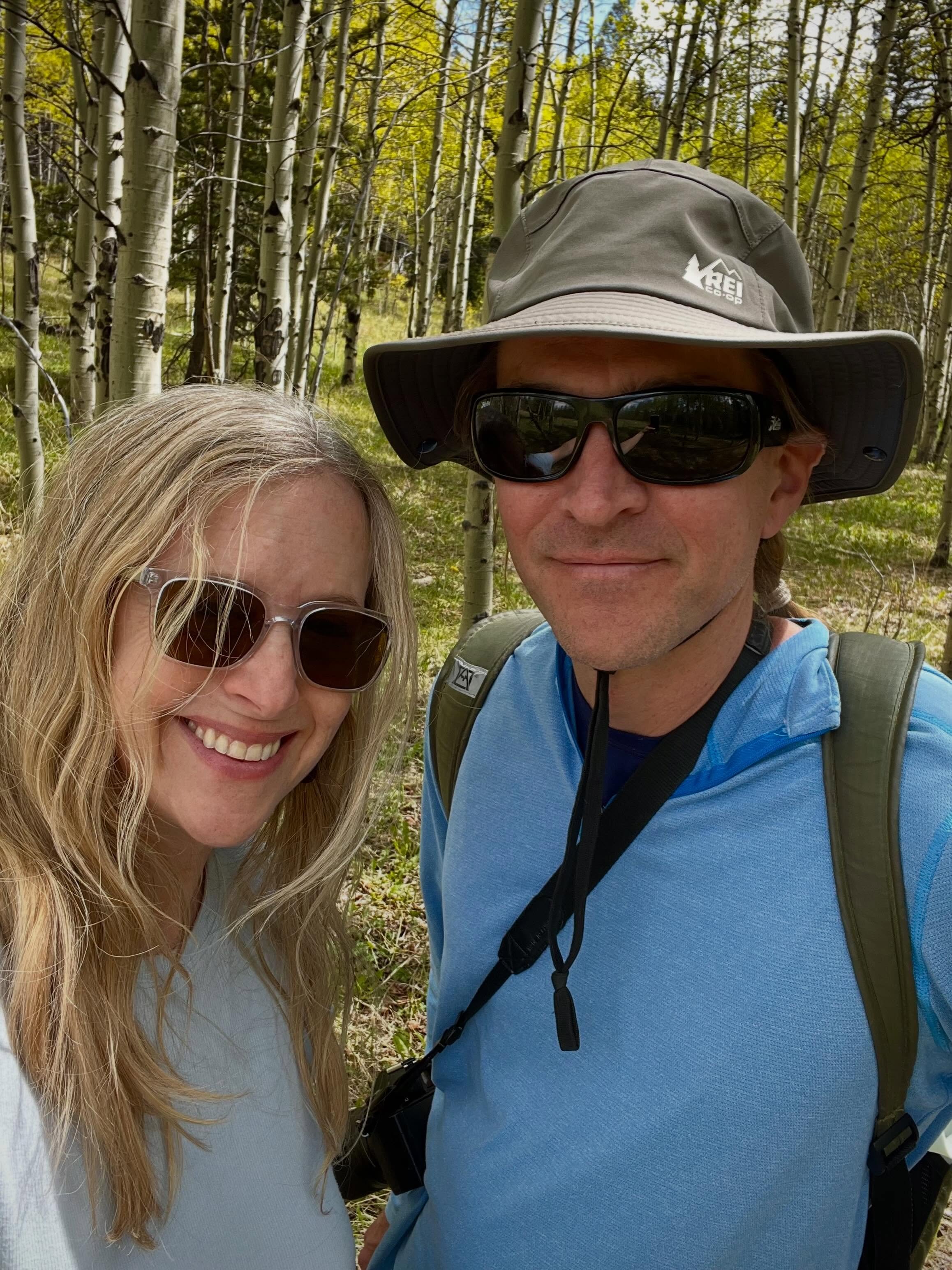 23 years of marriage and 35 years of friendship! 🎉 So happy we chose each other, Ian! 🥰 

Swipe to see us wandering the mountains three decades ago. We celebrated this anniversary with a mountain getaway with Opal.😘🐾 

Swipe again to see the 1500