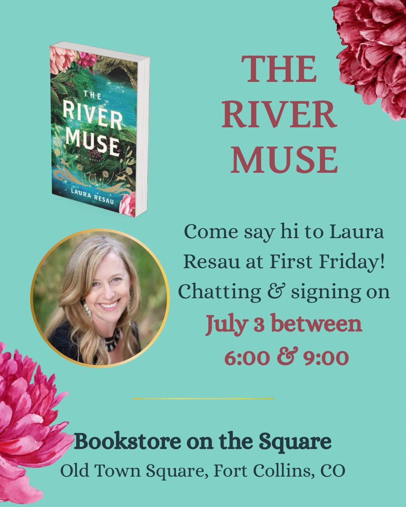 Fort Collins readers, see you at the First Friday festivities in Old Town on July 3&hellip; I'll be at Bookstore on the Square from 6 o'clock to 9 o'clock, chatting and signing books&hellip; Can't wait to see you there! 💫🩵📖

@bookstore_on_the_squa