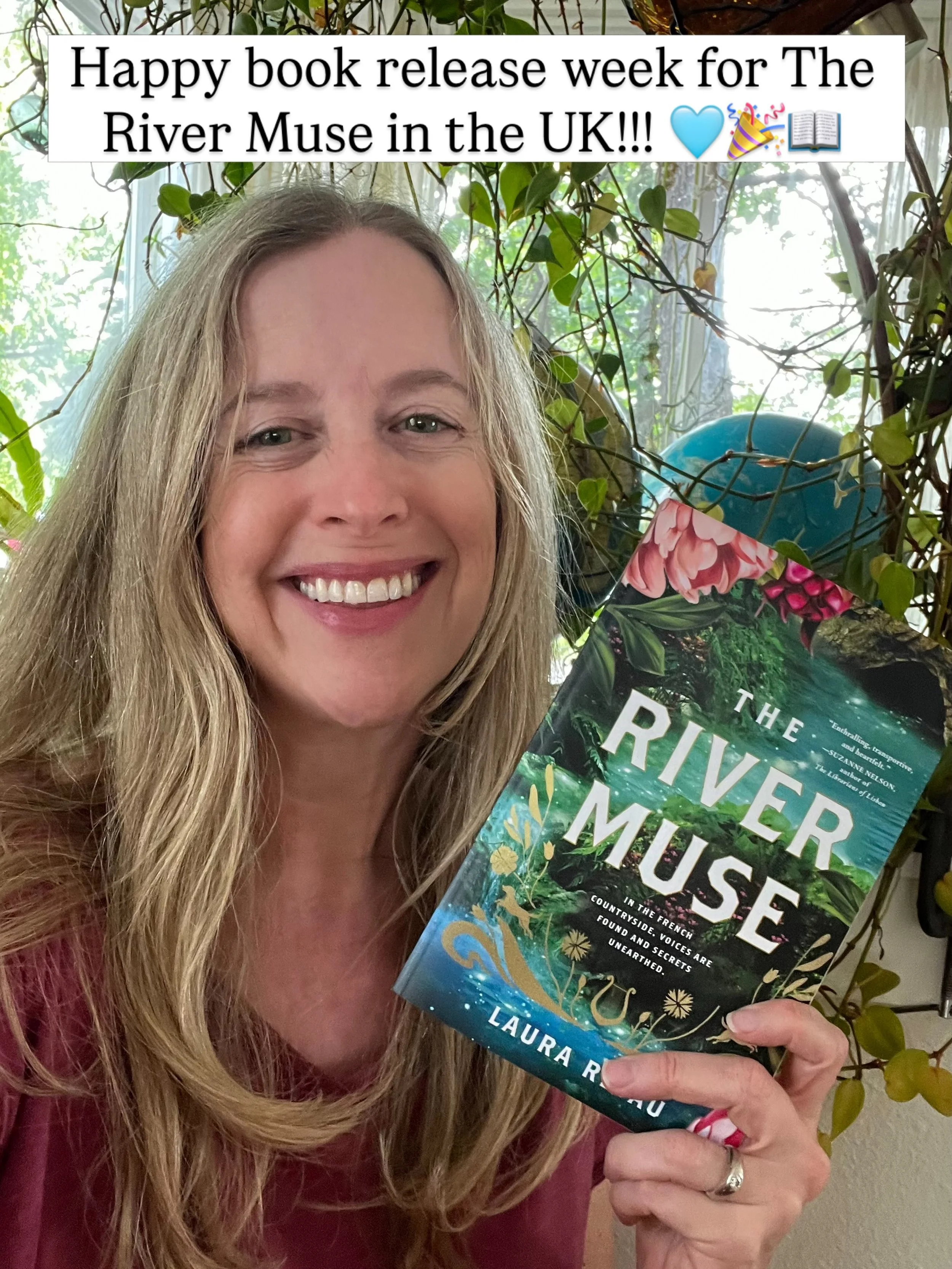 Readers in the UK! 🇬🇧 I'm so thrilled that The River Muse is now officially available there&hellip; I hope you love the story. 🩵📖🎶🌞

A bit about the book:

A French chateau. 
A forest with secrets. 
A magical spring. 

Welcome to La Chanson, wh
