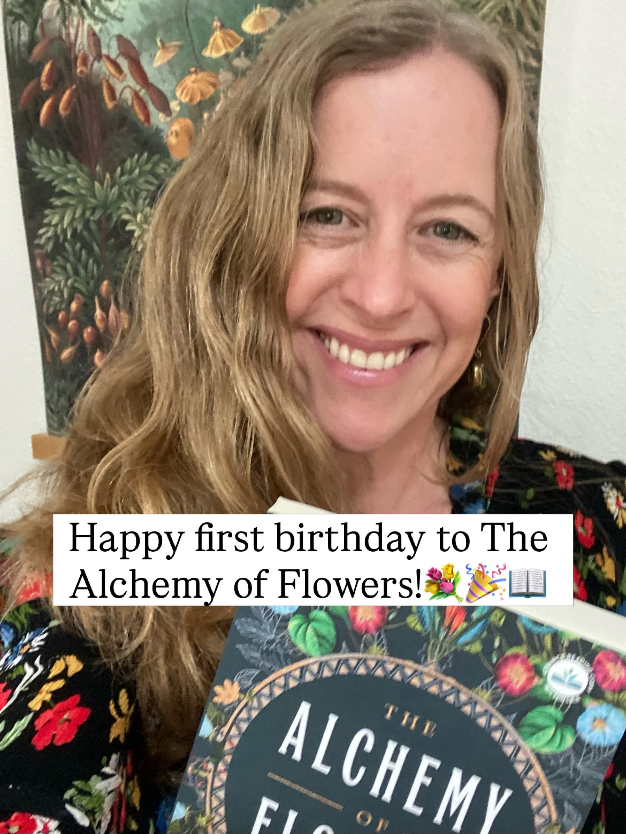 Can you believe that my debut adult novel has been in the world for a year now?! Thank you to everyone who has read and shared The Alchemy of Flowers!🙏💐💓

If you've enjoyed The River Muse (my second adult novel, just released this spring), then I 