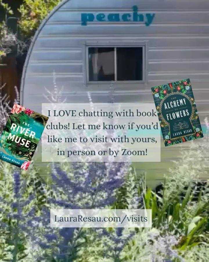 Thanks to all the book clubs who've invited me to chat&hellip; I've absolutely loved every minute with you! 💓 

If you'd like me to talk with your book club-- in person, or by Zoom-- just let me know. 📖💐💌

Swipe through to see a few of the many w