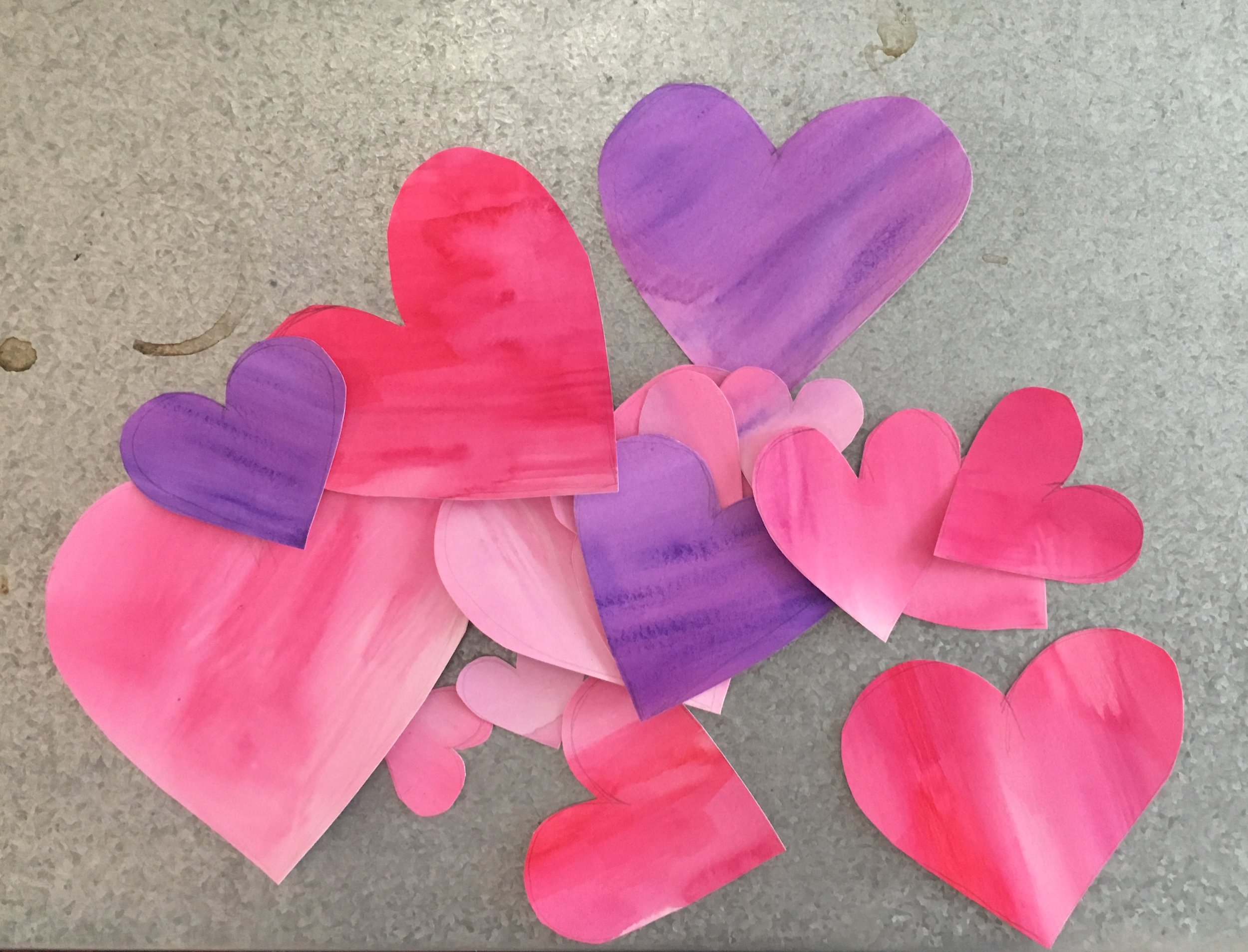All the hearts cut out. 
