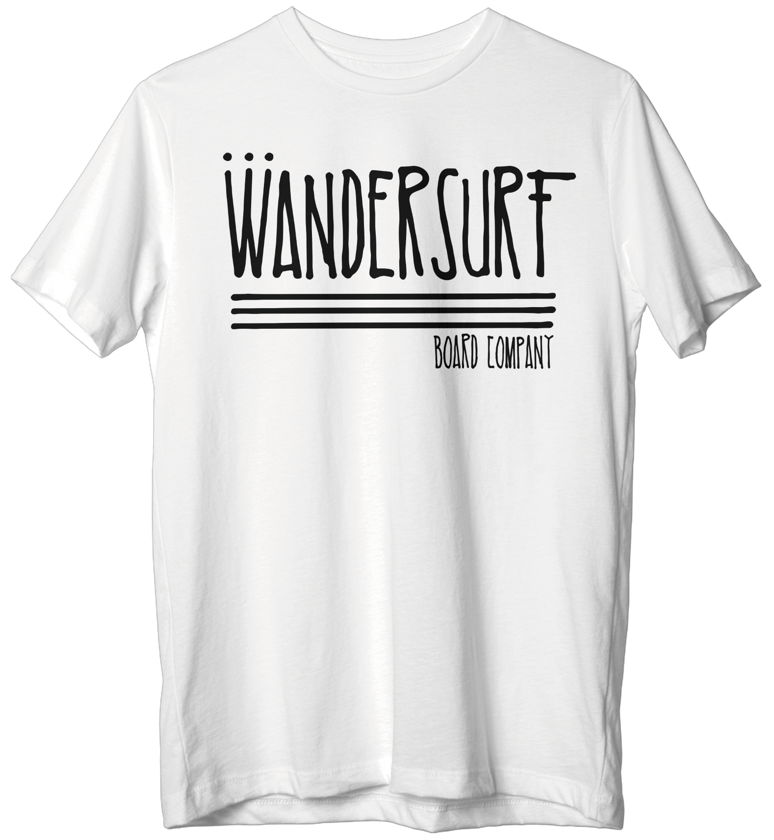 Classic White T-Shirt w/ Black Logo