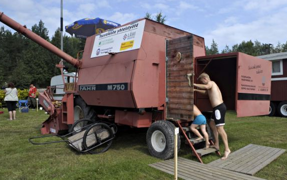 A converted crop harvester. Source: Daily Mail