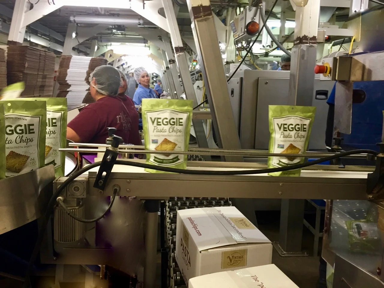 Vintage Italia Veggie Pasta Chips about to be shipped to retailers