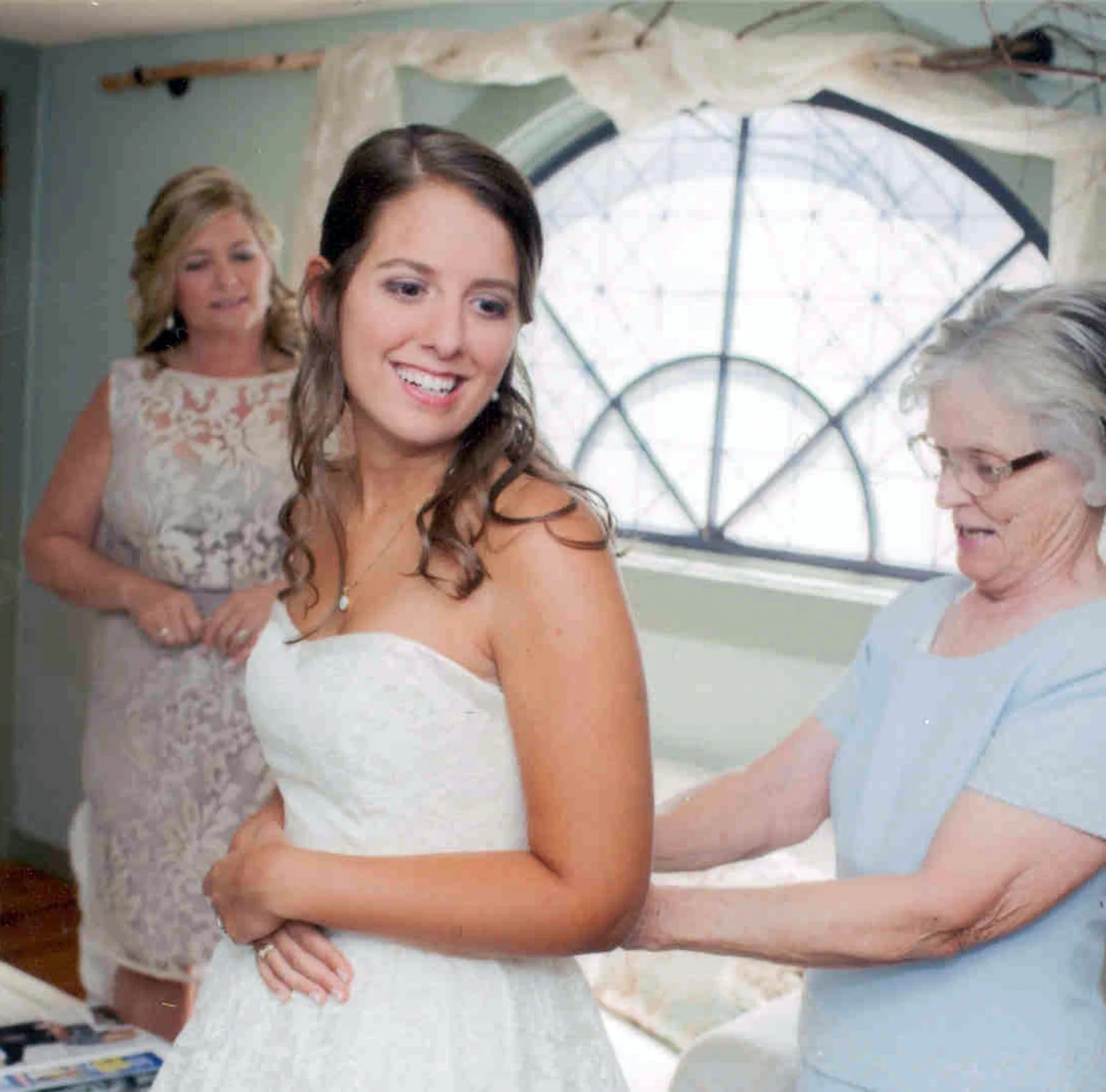 Gown Converted to Strapless