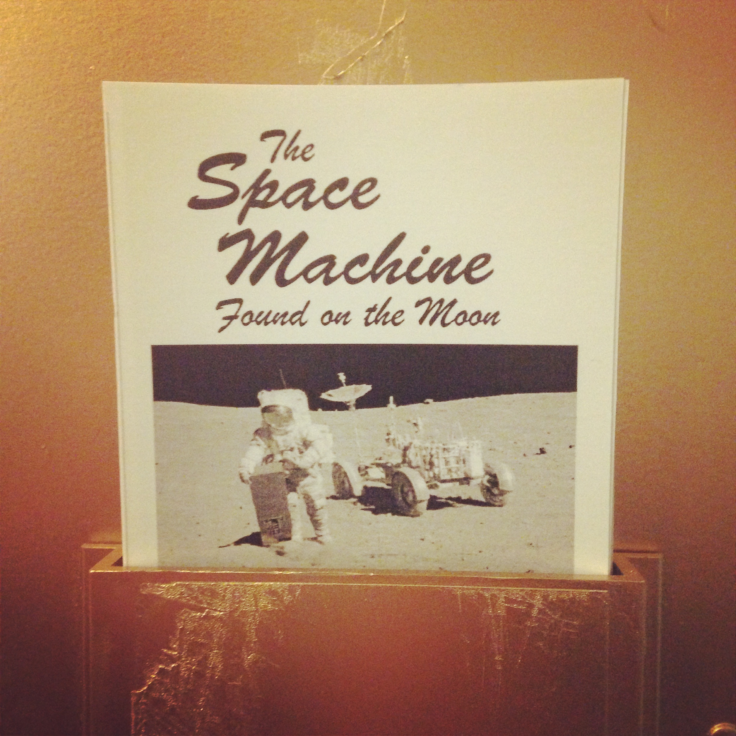 SPACE MACHINE FOUND ON THE MOON