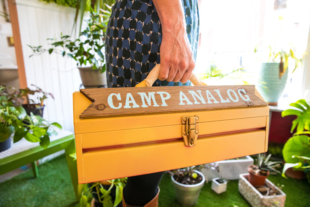 Camp Analog: a portable retreat for you and your phone
