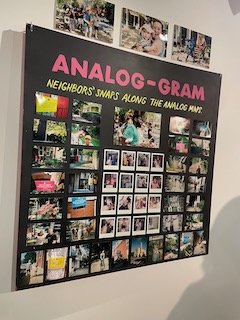 Analog-gram (Neighbor's snaps along the analog maps)